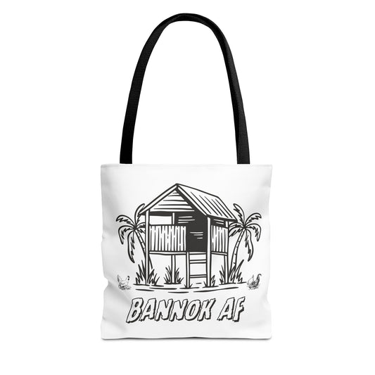 Tote Bag (AOP) "Bannok AF"