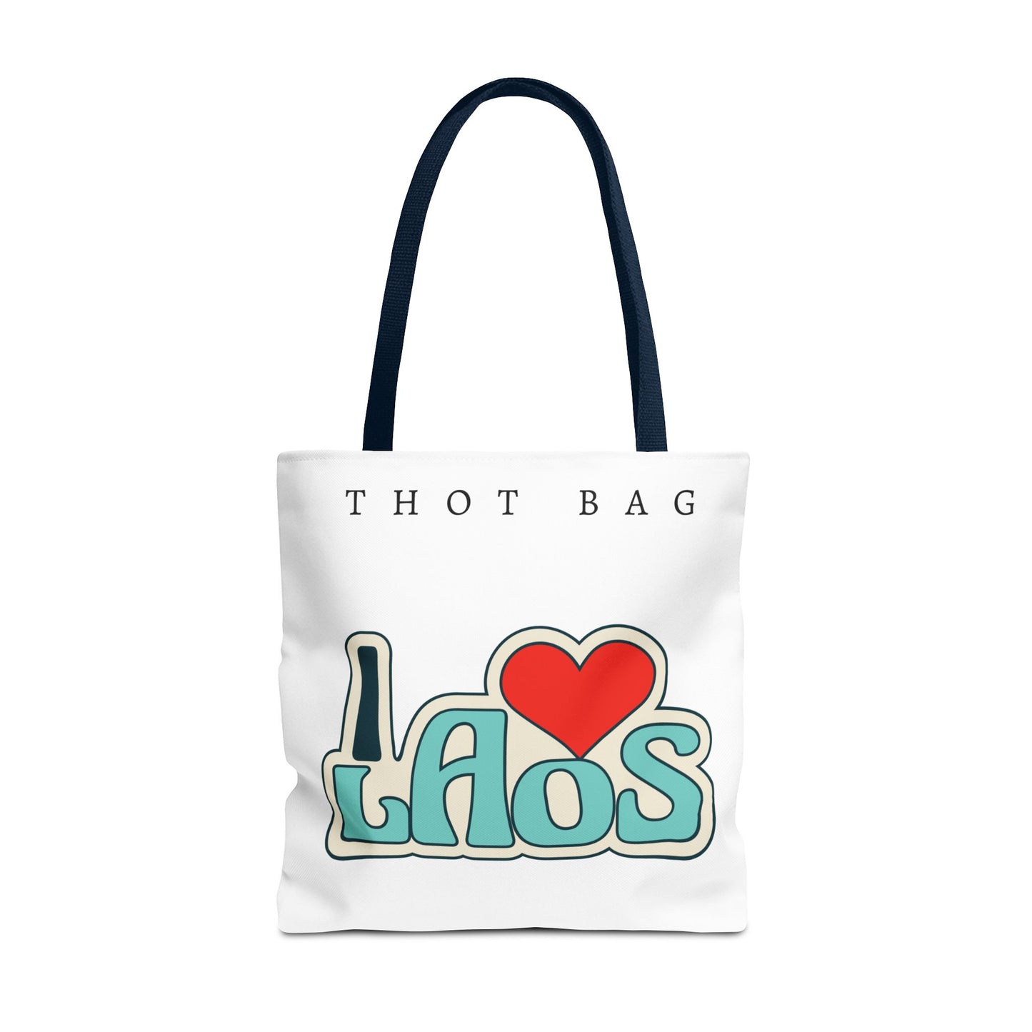 Tote Bag (AOP) "I Love Laos"