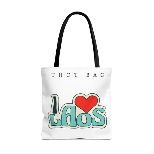 Tote Bag (AOP) "I Love Laos"