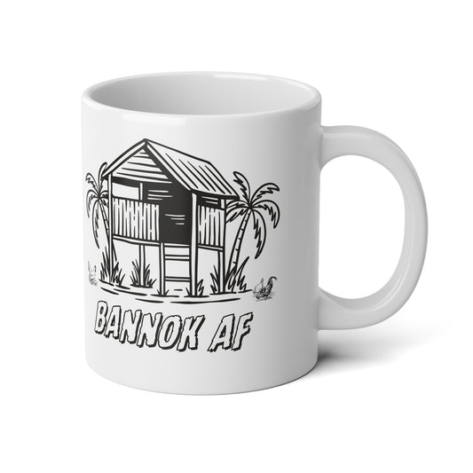 Jumbo Mug, 20oz "Bannok AF"