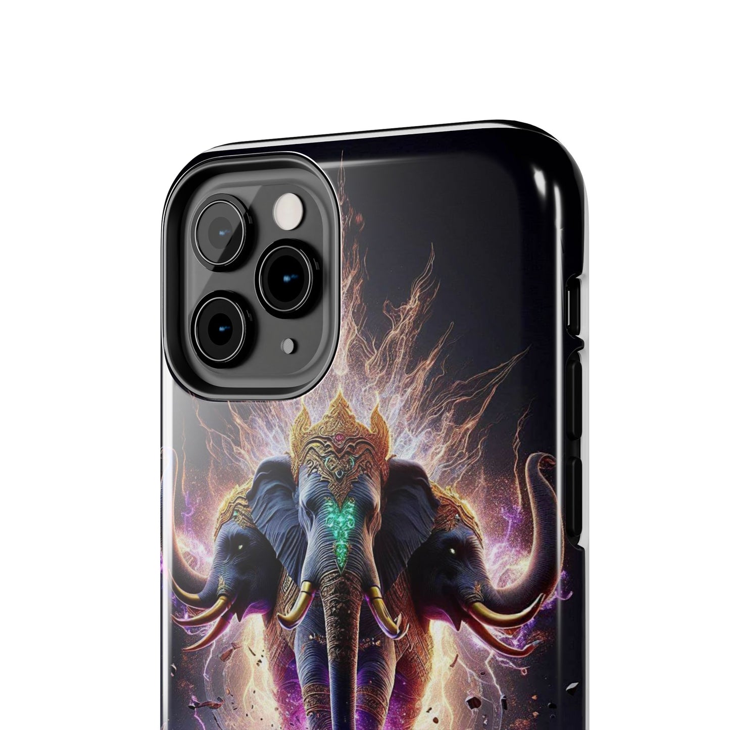 3 Headed Elephant Tough Phone Cases