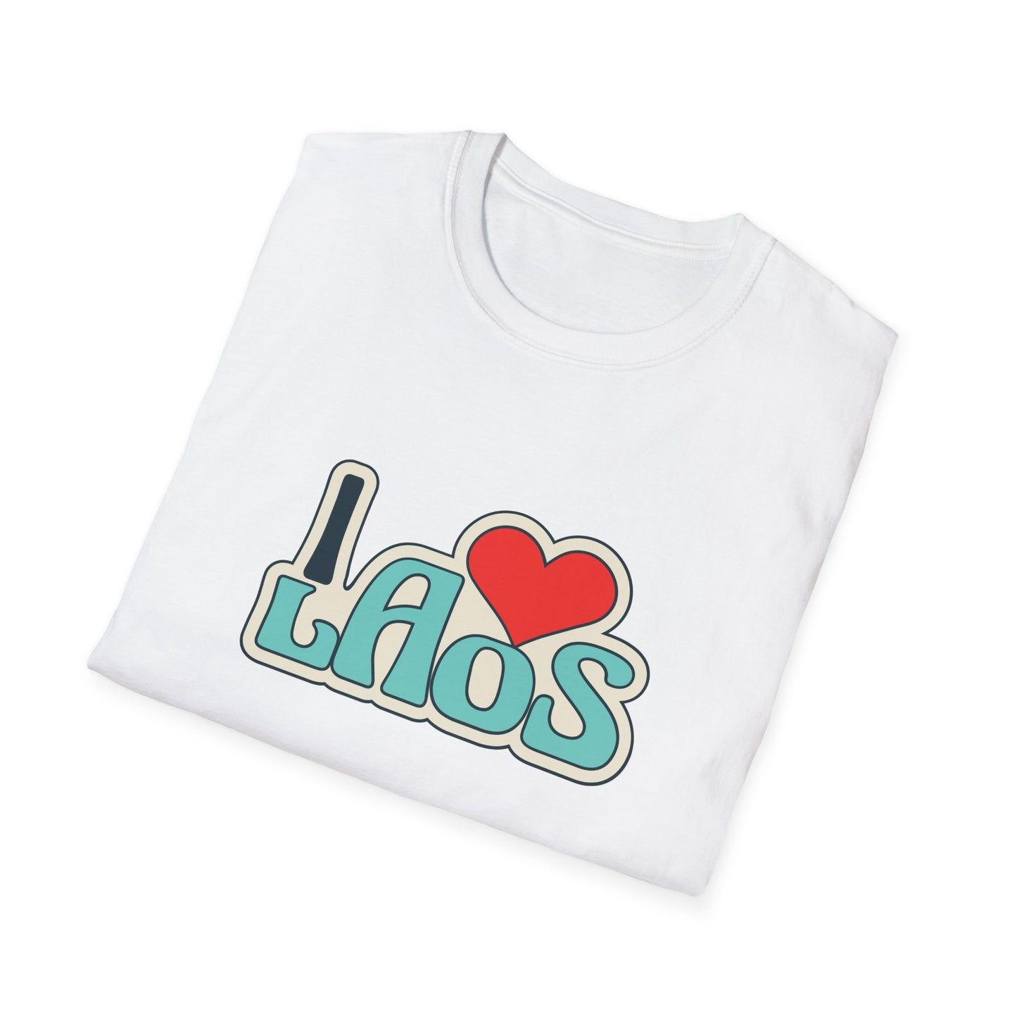 Unisex Softstyle T-Shirt "I Love Laos"