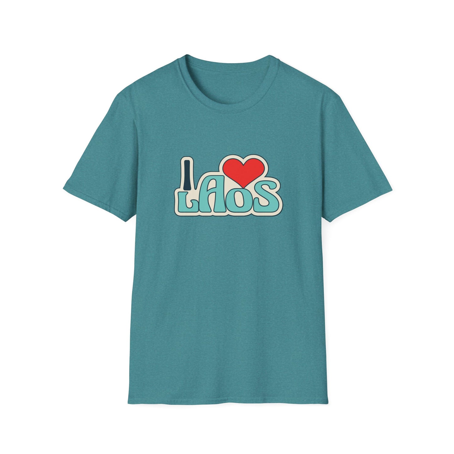 Unisex Softstyle T-Shirt "I Love Laos"