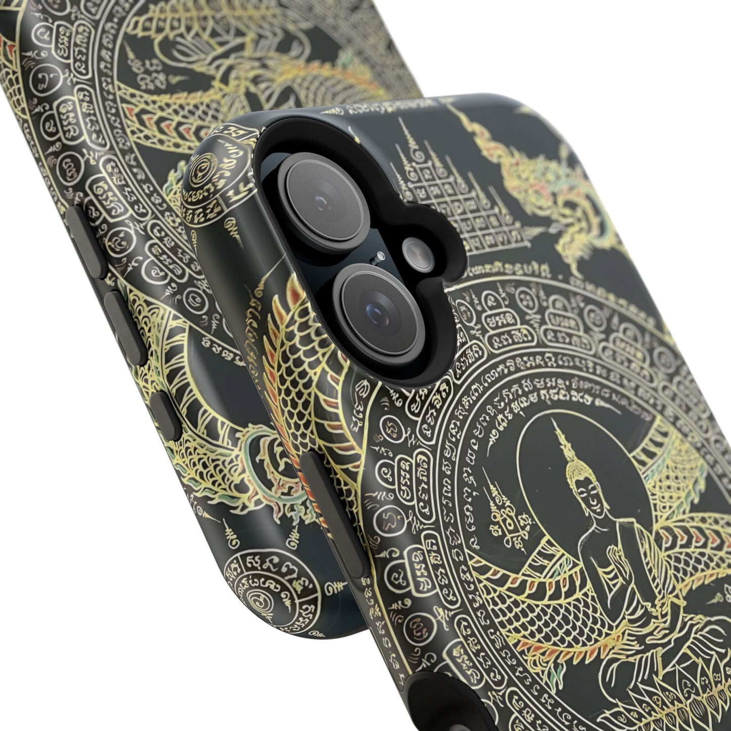 iPhone Case - Sak Yant Design - Magnetic Impact-Resistant