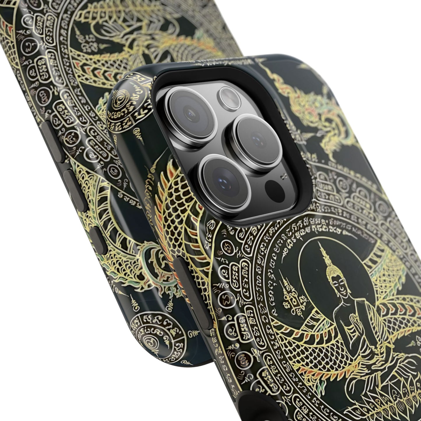 iPhone Case - Sak Yant Design - Magnetic Impact-Resistant