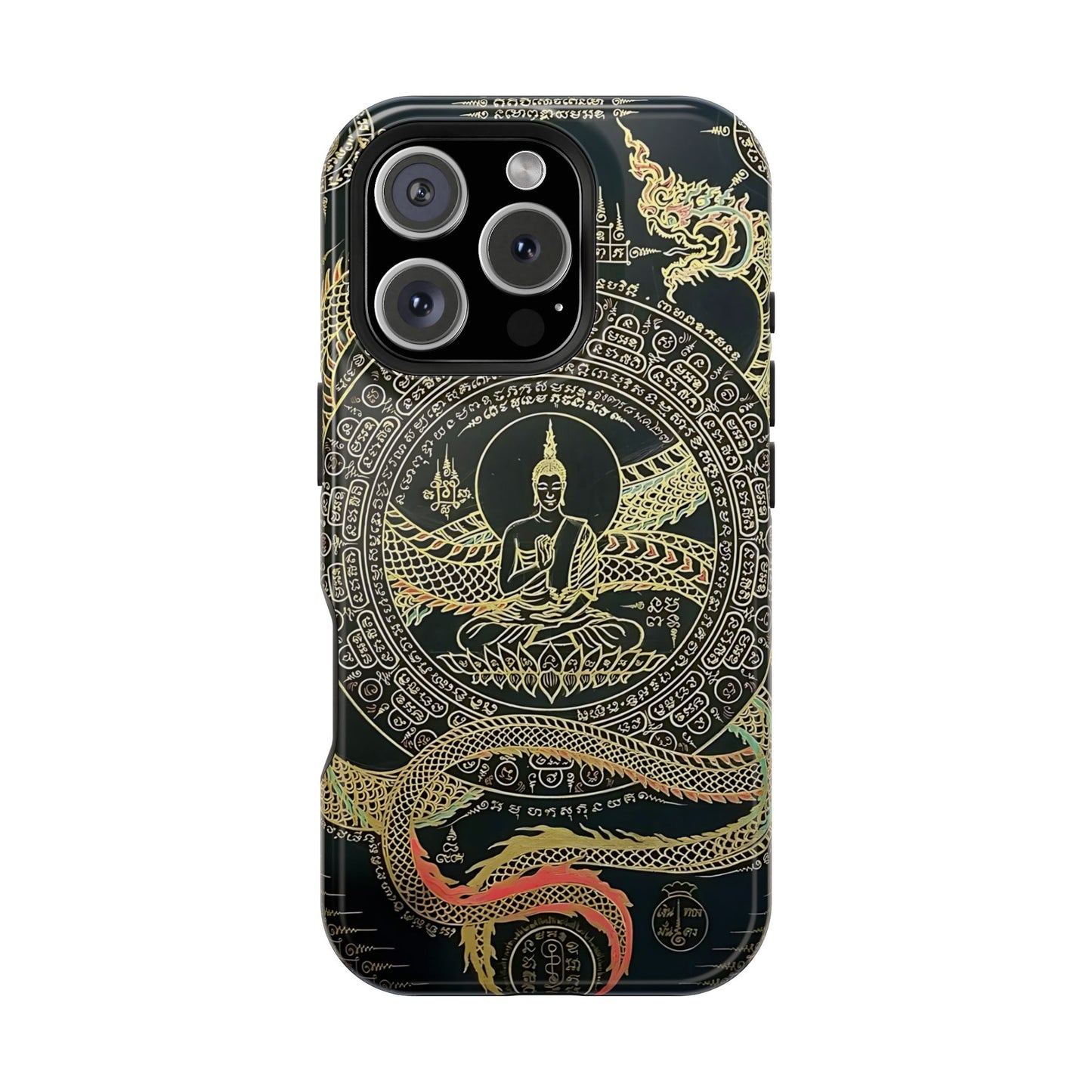 iPhone Case - Sak Yant Design - Magnetic Impact-Resistant