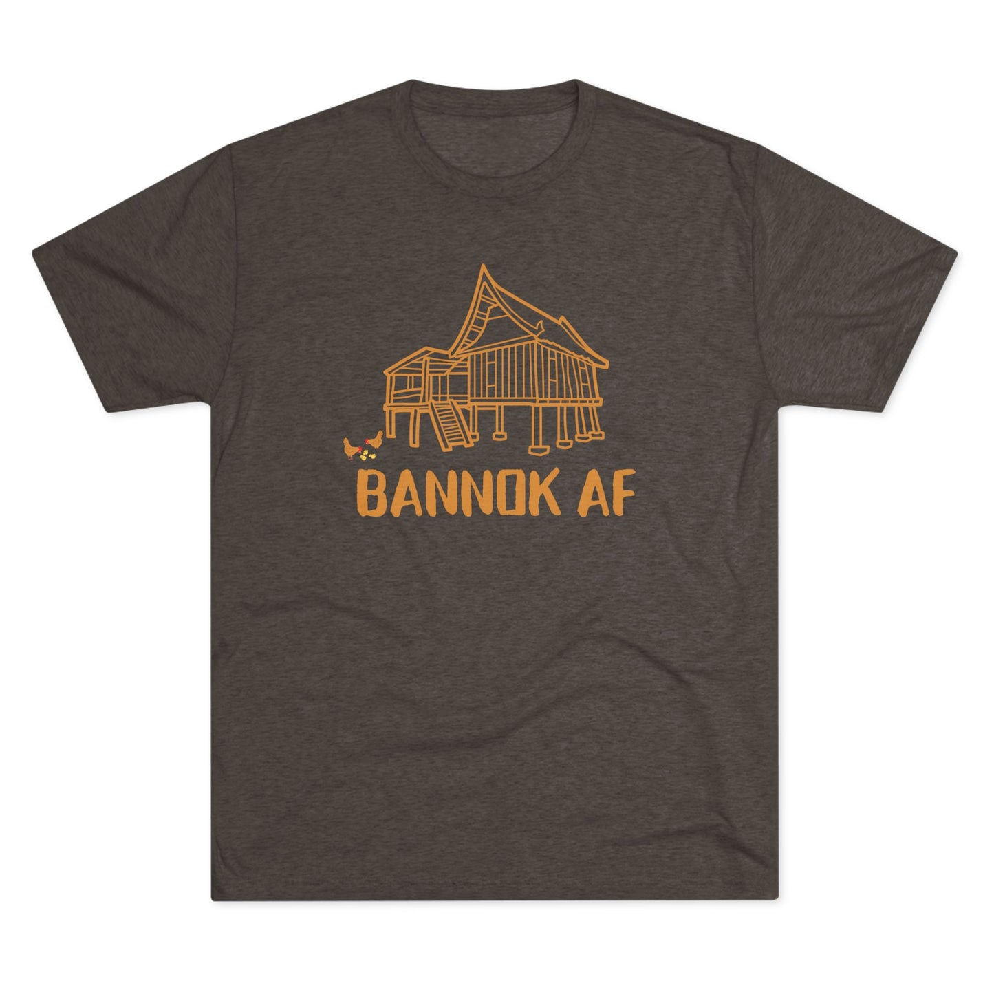 Unisex Tri-Blend Crew Tee "Bannok AF"