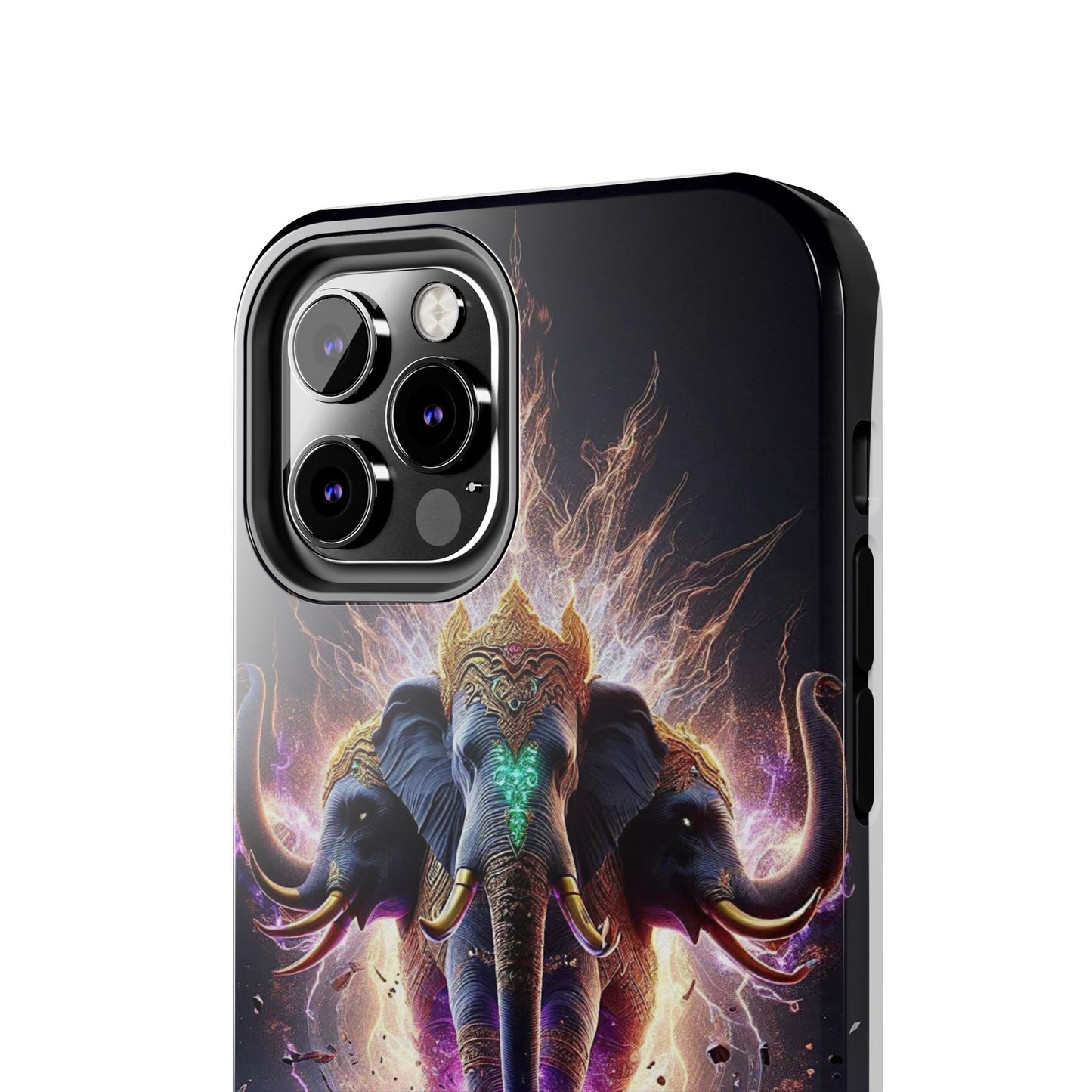 3 Headed Elephant Tough Phone Cases