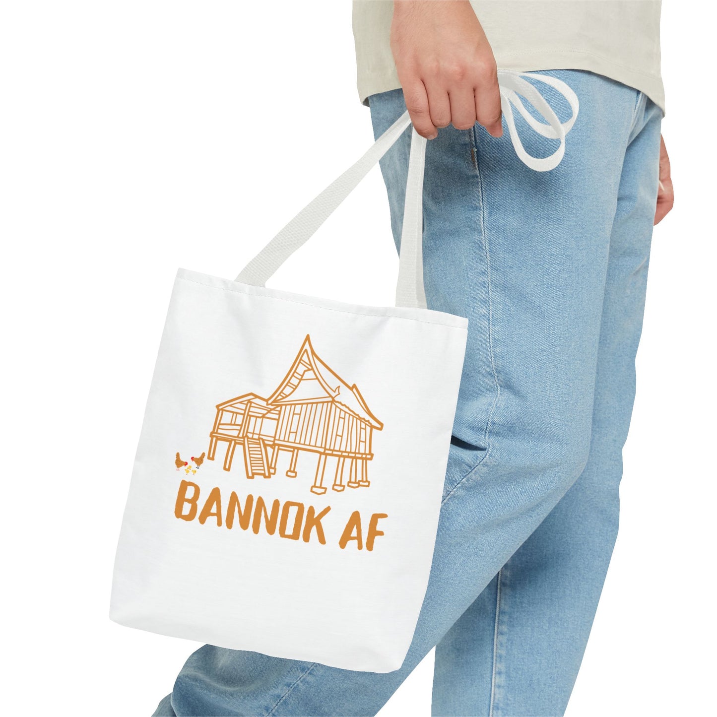 Tote Bag (AOP) "Bannok AF"