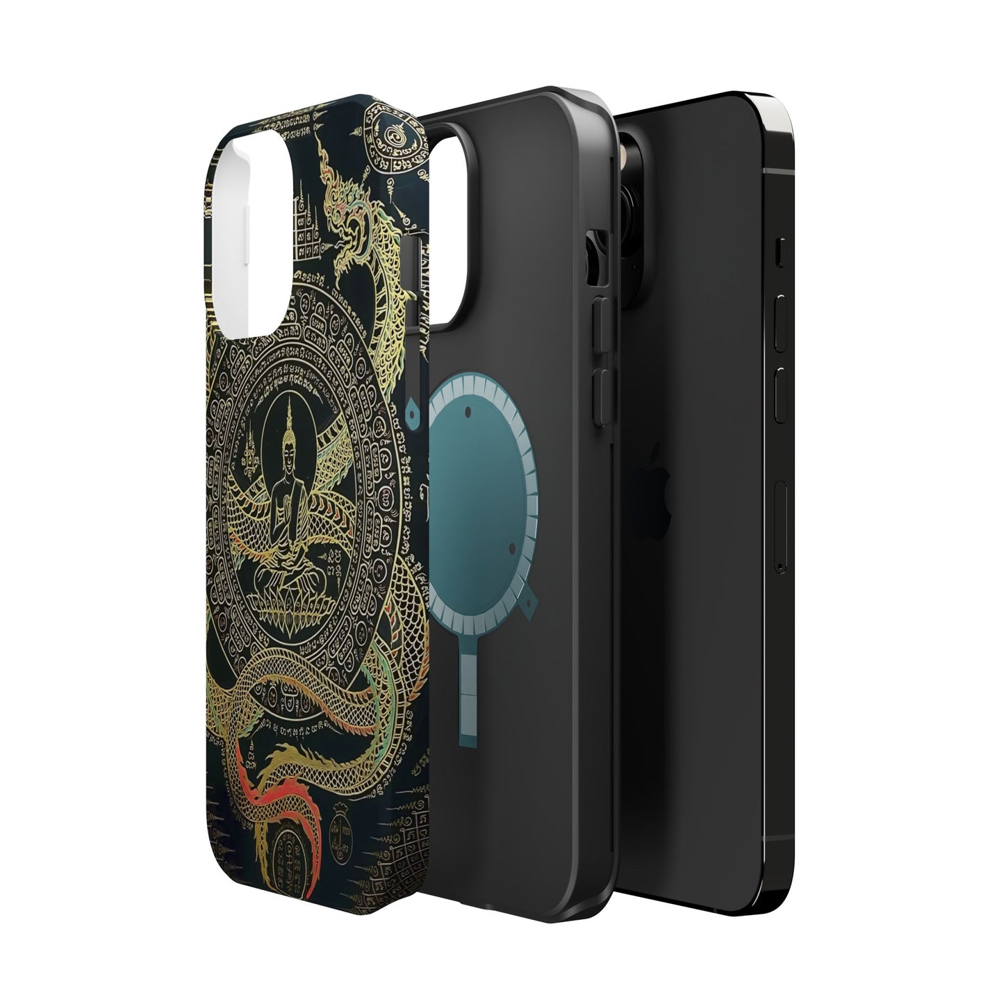 iPhone Case - Sak Yant Design - Magnetic Impact-Resistant