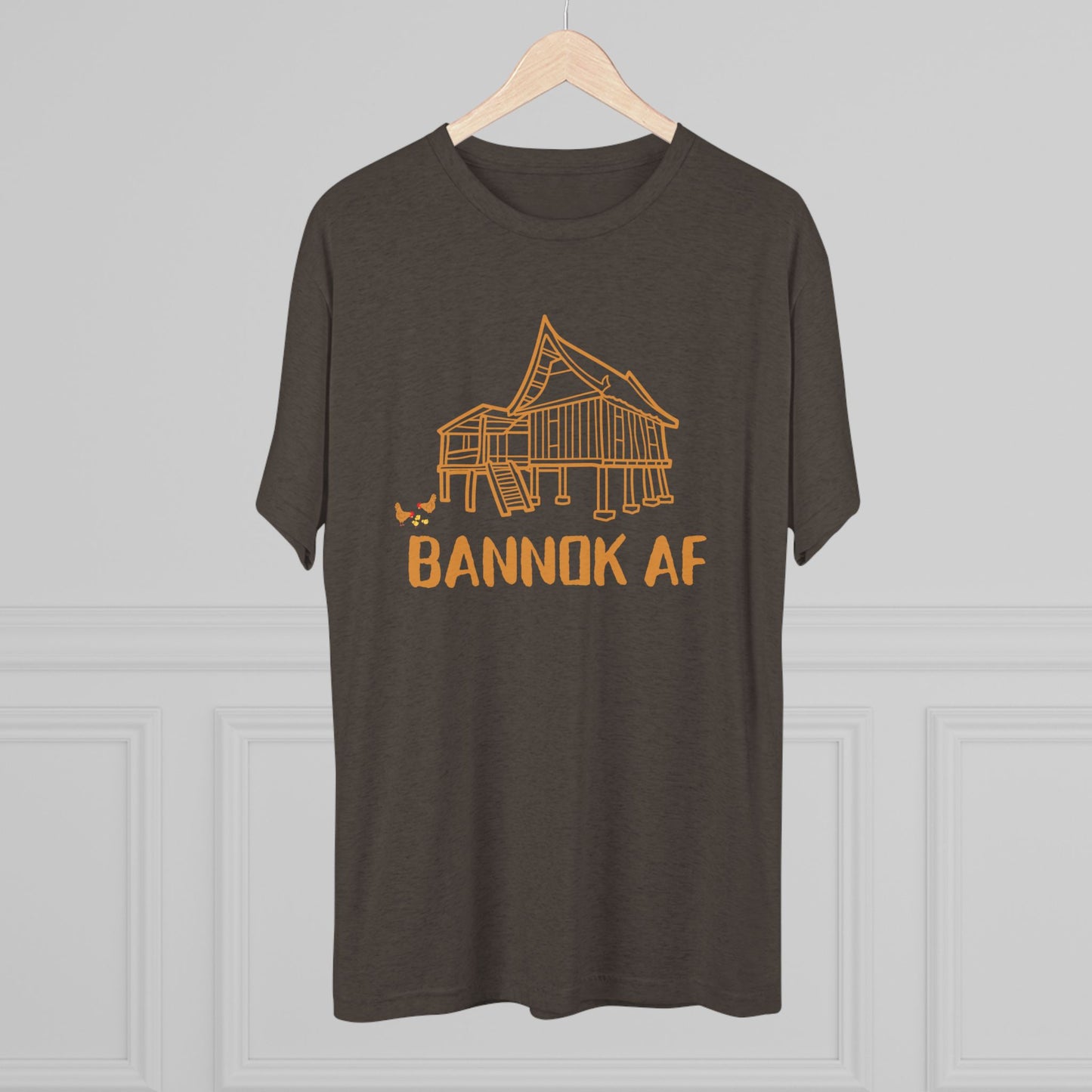 Unisex Tri-Blend Crew Tee "Bannok AF"