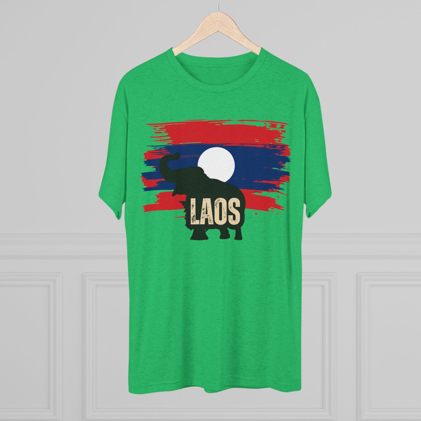 Unisex Tri-Blend Crew Tee "Laos"