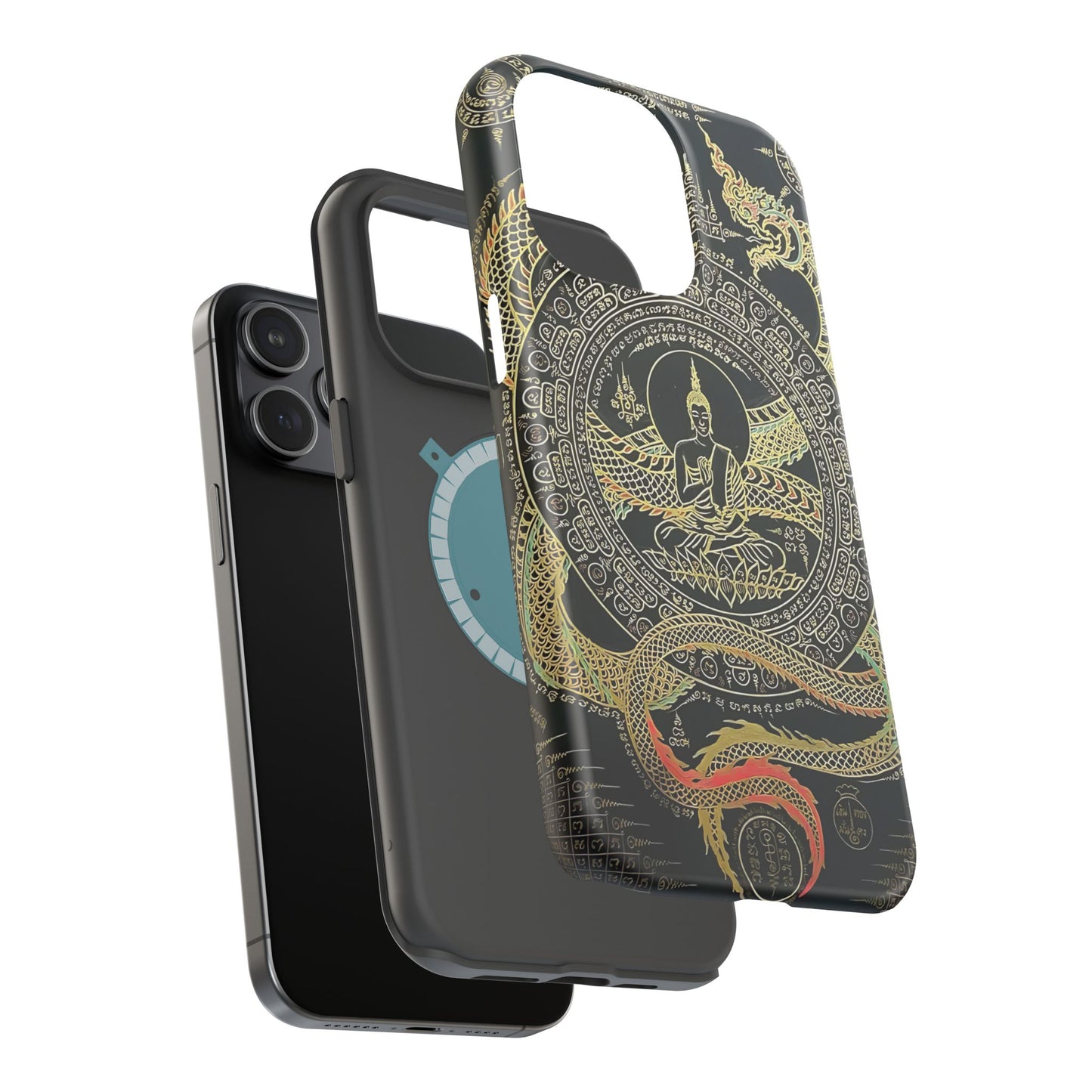 iPhone Case - Sak Yant Design - Magnetic Impact-Resistant