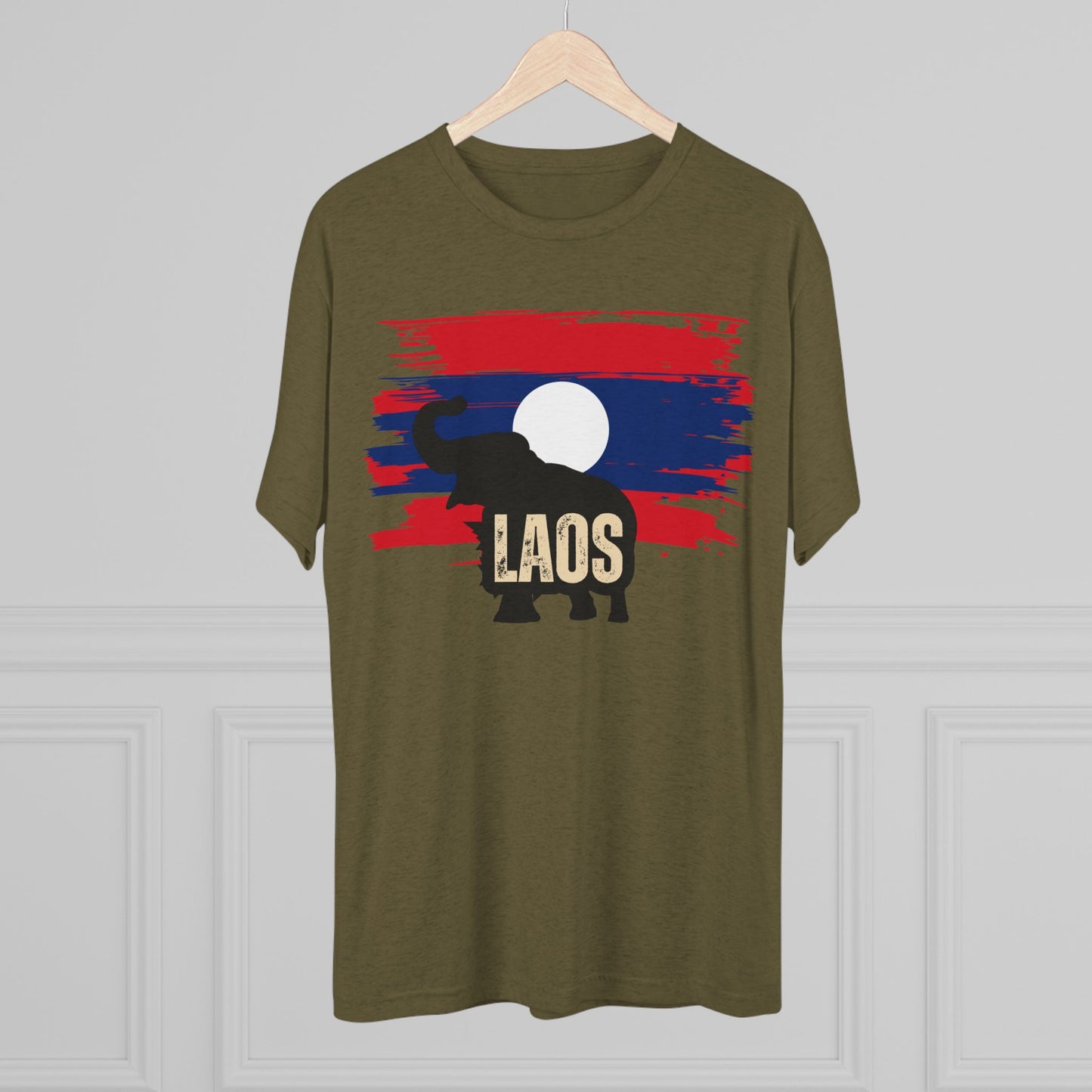 Unisex Tri-Blend Crew Tee "Laos"