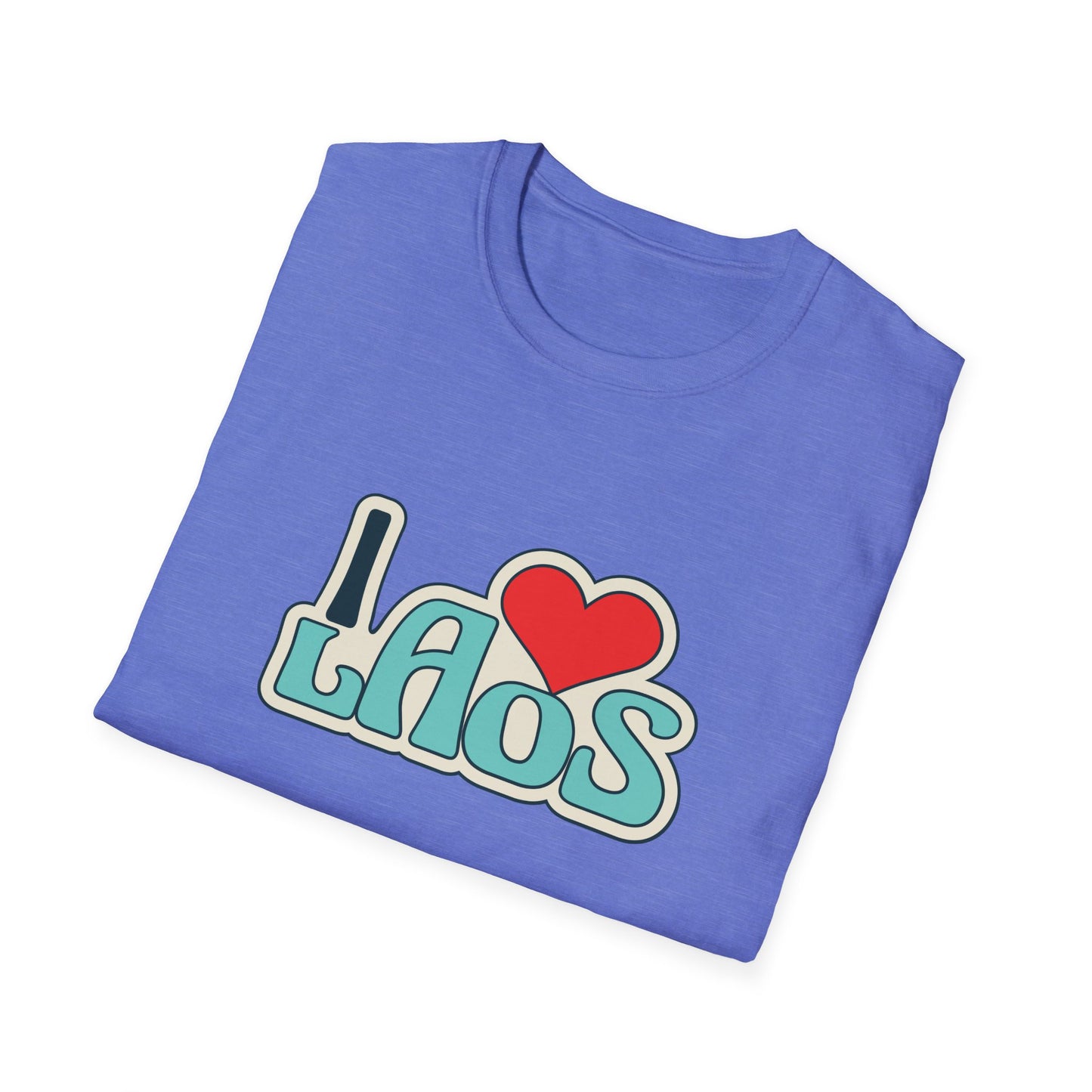 Unisex Softstyle T-Shirt "I Love Laos"