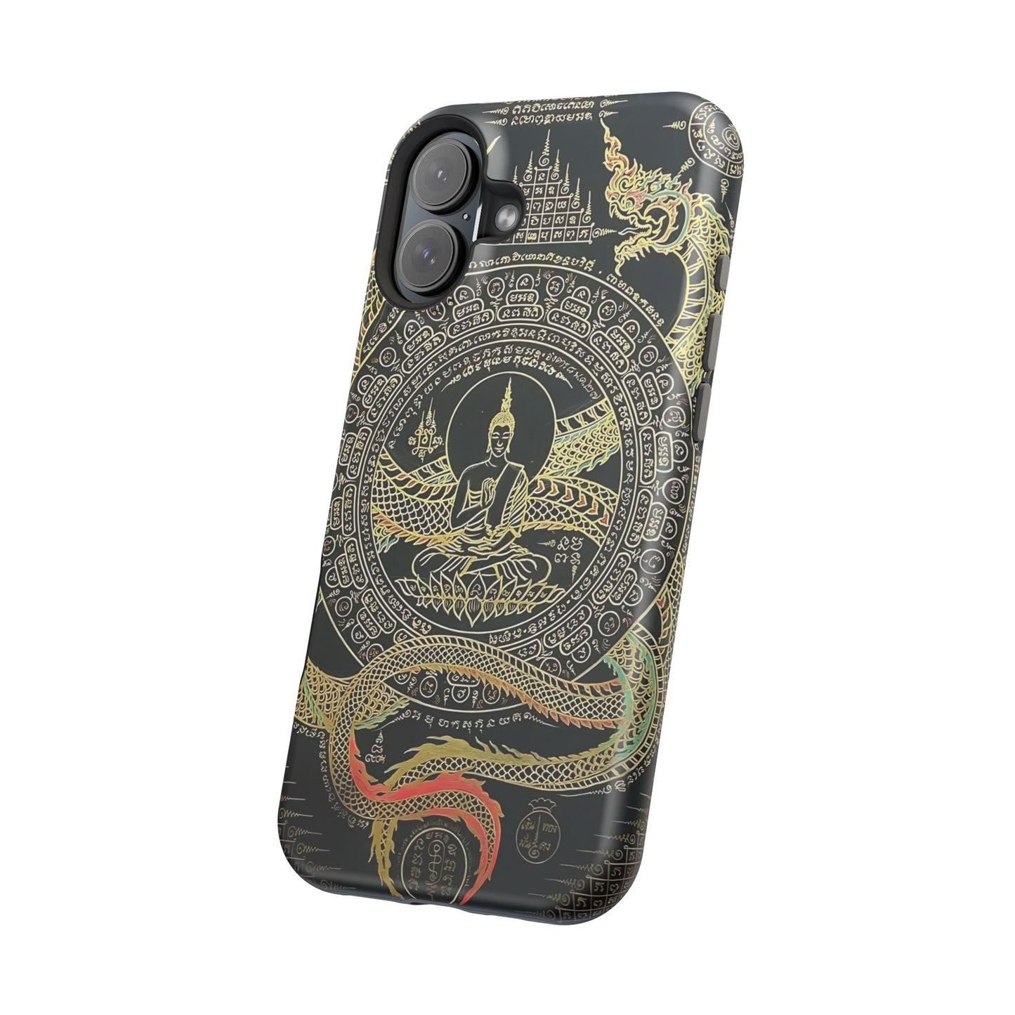 iPhone Case - Sak Yant Design - Magnetic Impact-Resistant