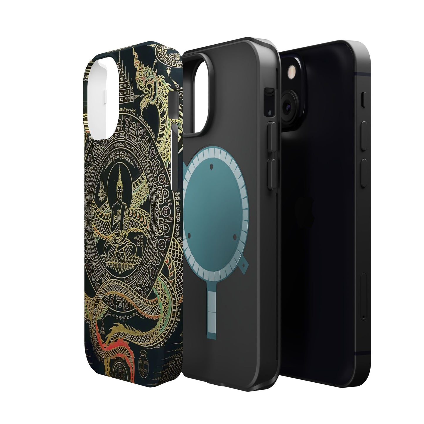 iPhone Case - Sak Yant Design - Magnetic Impact-Resistant