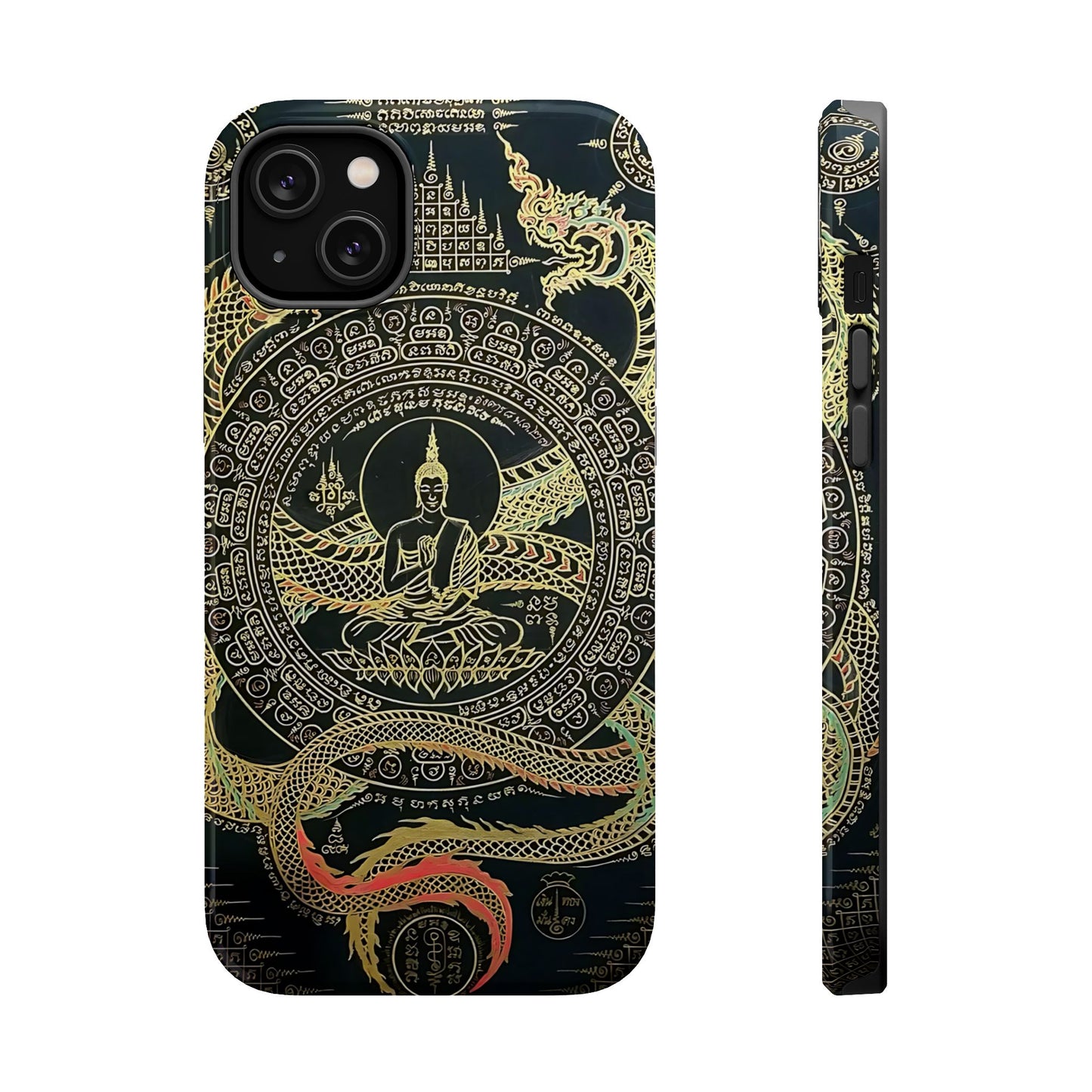 iPhone Case - Sak Yant Design - Magnetic Impact-Resistant