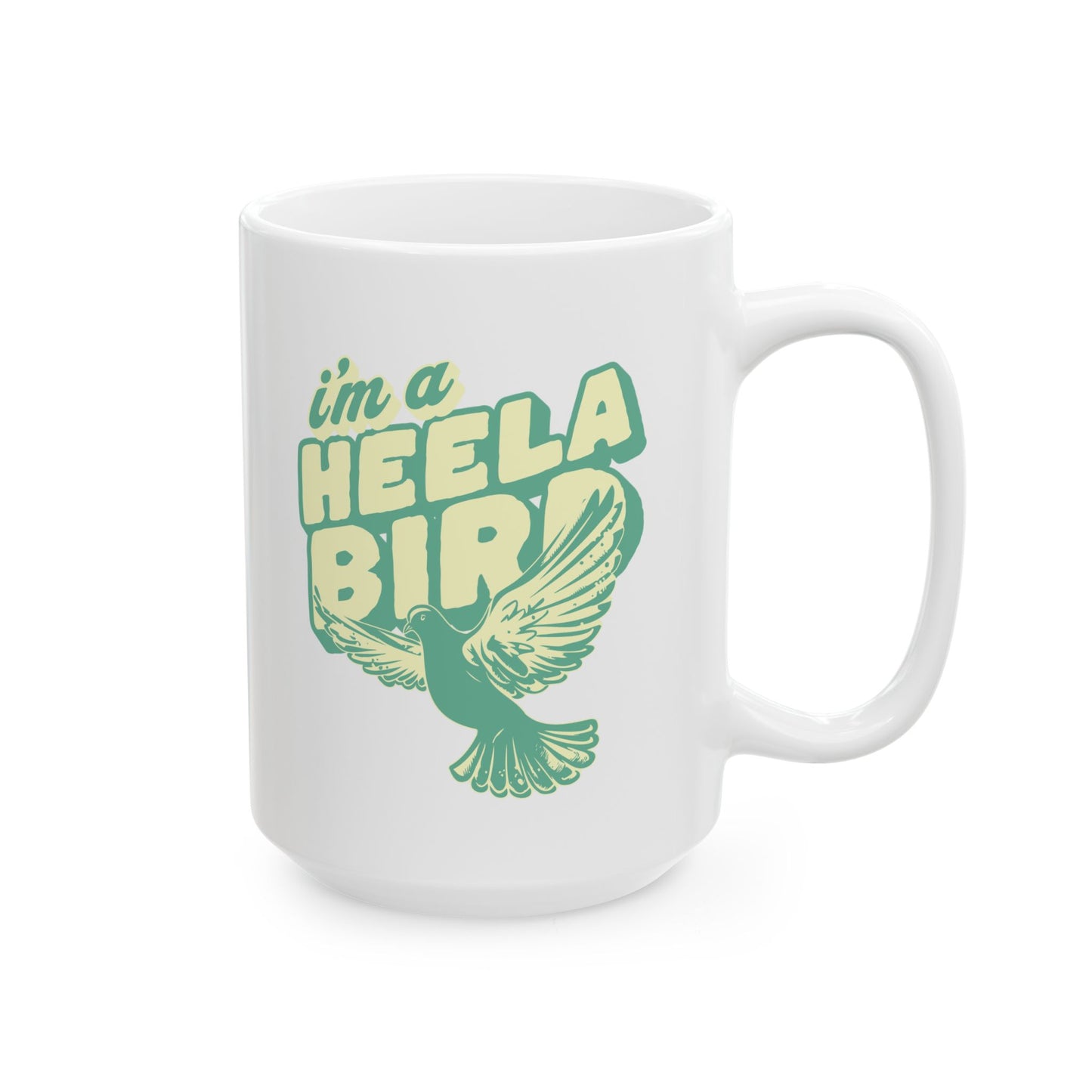 Heela Bird Ceramic Mug, (11oz, 15oz)