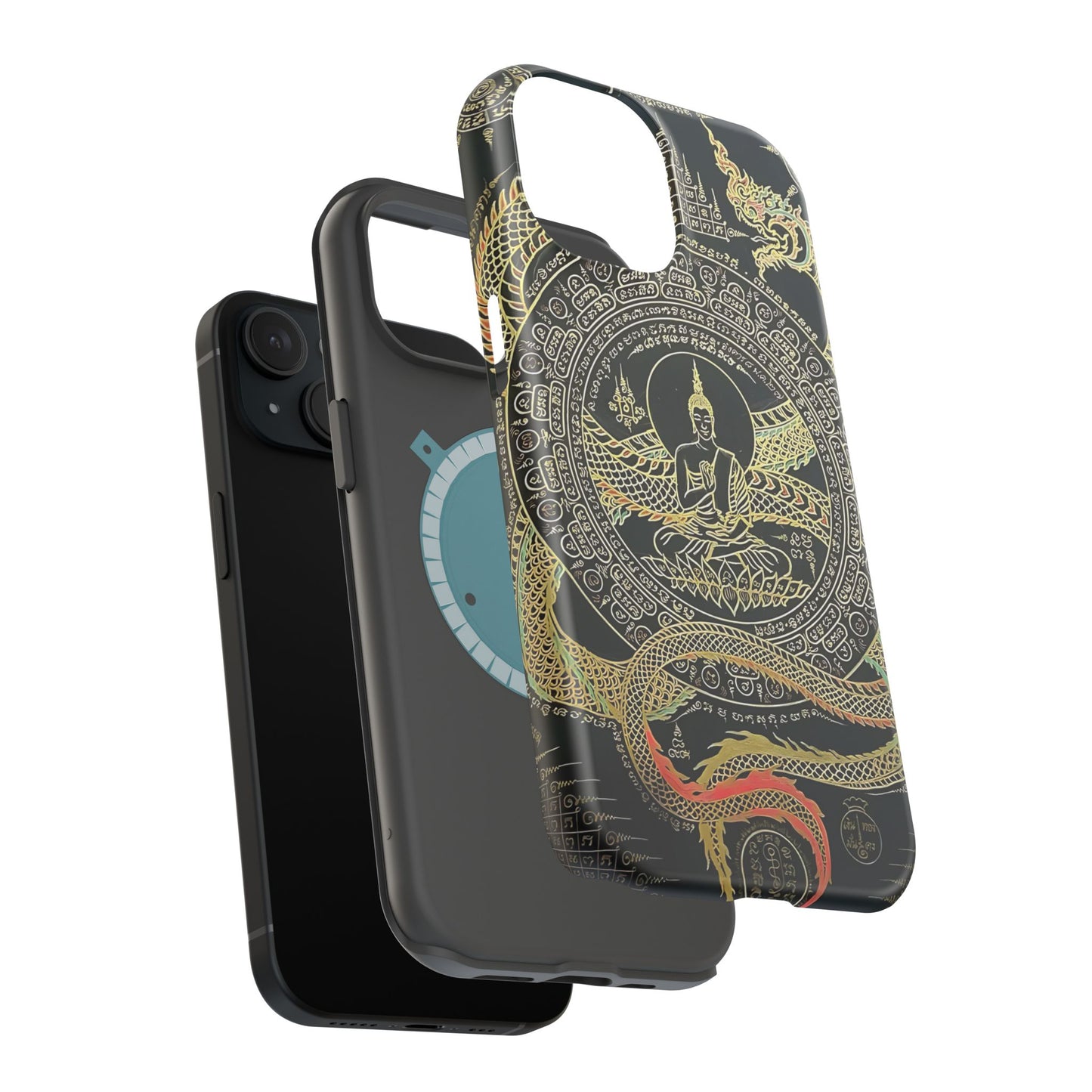iPhone Case - Sak Yant Design - Magnetic Impact-Resistant
