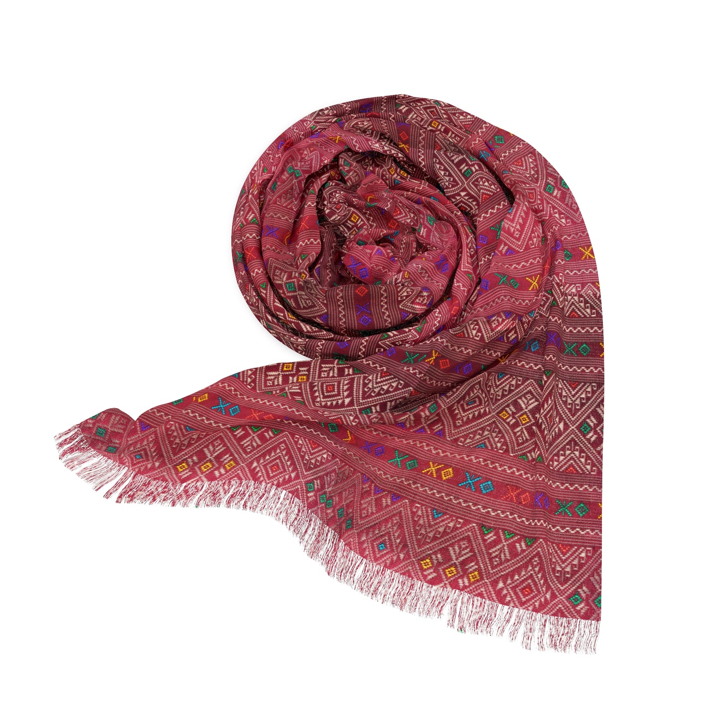 Thai Inspired Design Light Scarf