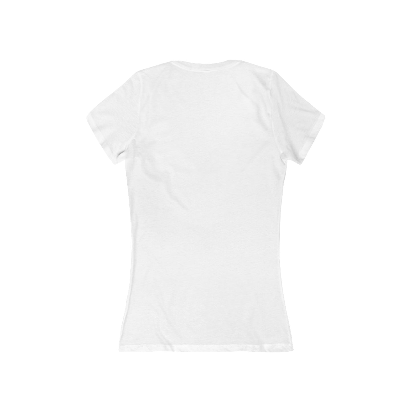 Women's Jersey Short Sleeve Deep V-Neck Tee "Oy E Ha Ni"