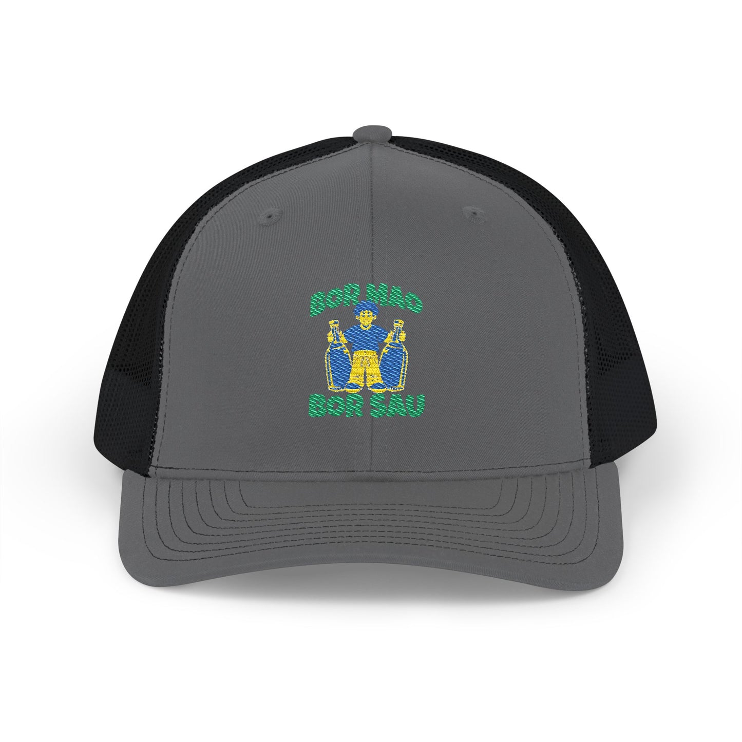 Embroidered Lao Drinking Meme Trucker Cap, Snapback Hat, Dad Hat, Funny Cap, Lao Pride, Gift for Him