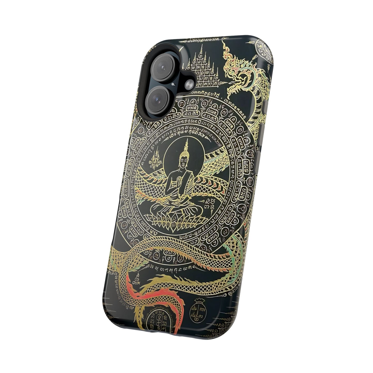 iPhone Case - Sak Yant Design - Magnetic Impact-Resistant