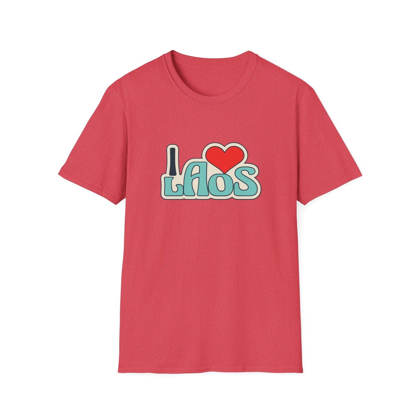 Unisex Softstyle T-Shirt "I Love Laos"