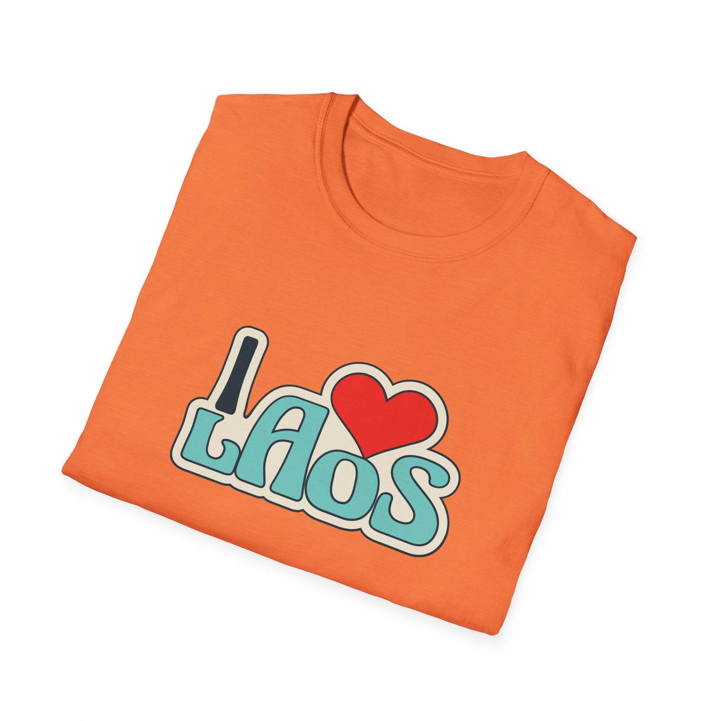 Unisex Softstyle T-Shirt "I Love Laos"