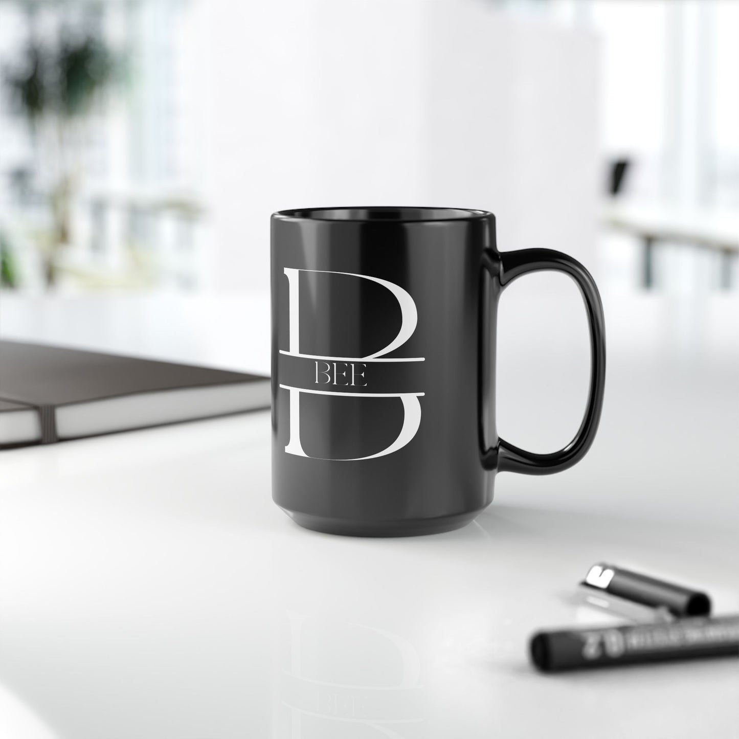 Bee Black Mug (11oz, 15oz)