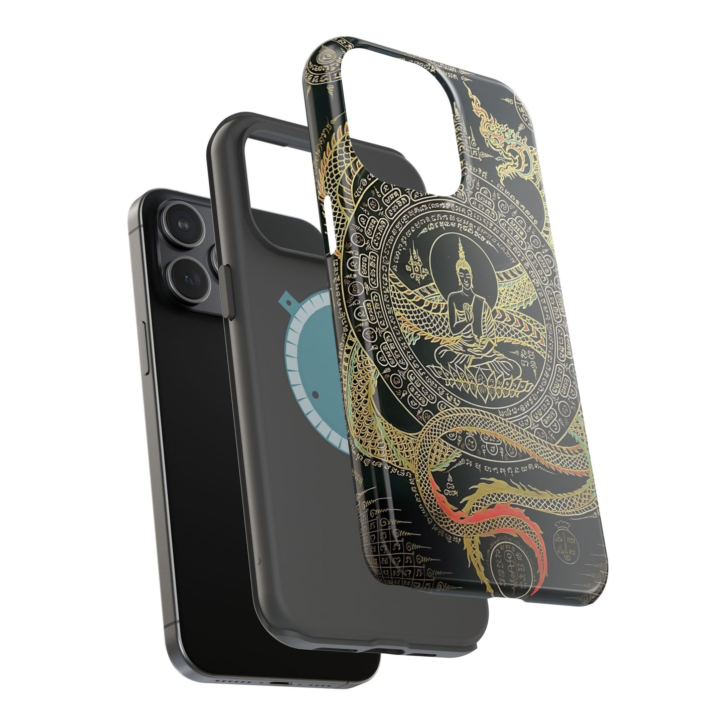 iPhone Case - Sak Yant Design - Magnetic Impact-Resistant
