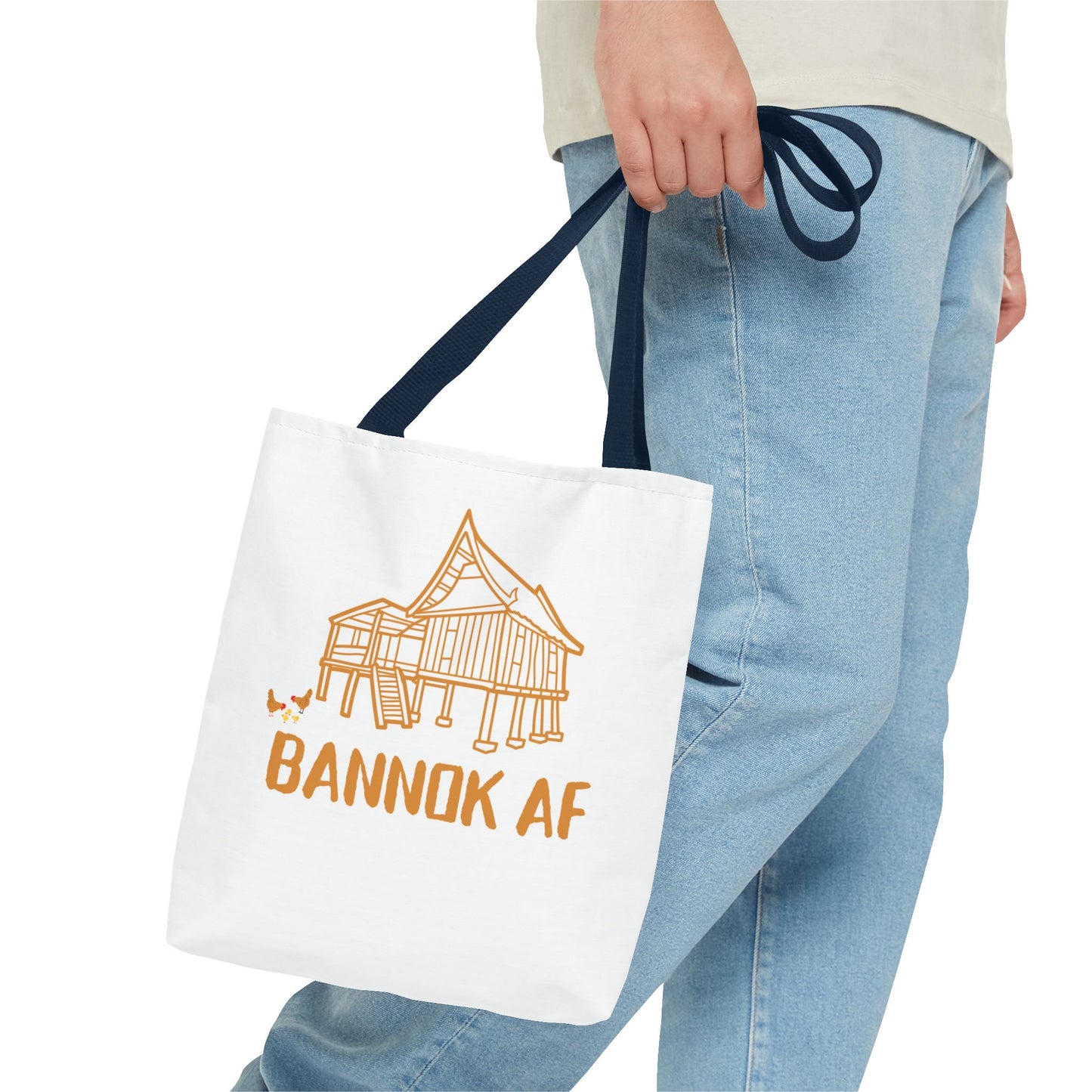 Tote Bag (AOP) "Bannok AF"