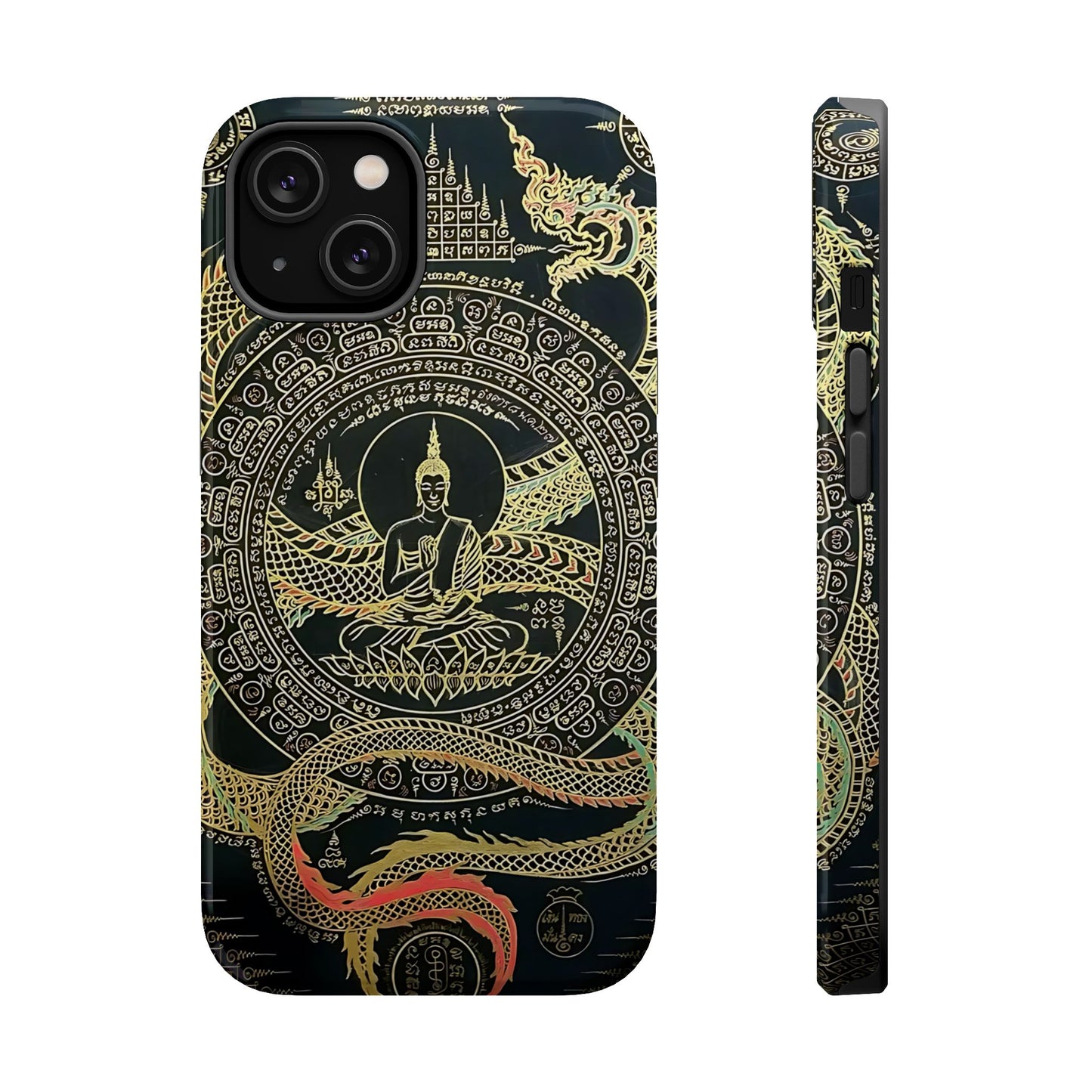 iPhone Case - Sak Yant Design - Magnetic Impact-Resistant
