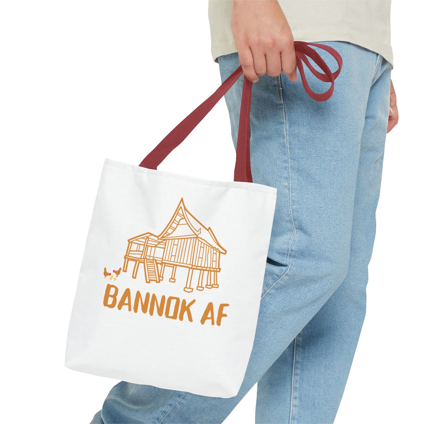 Tote Bag (AOP) "Bannok AF"