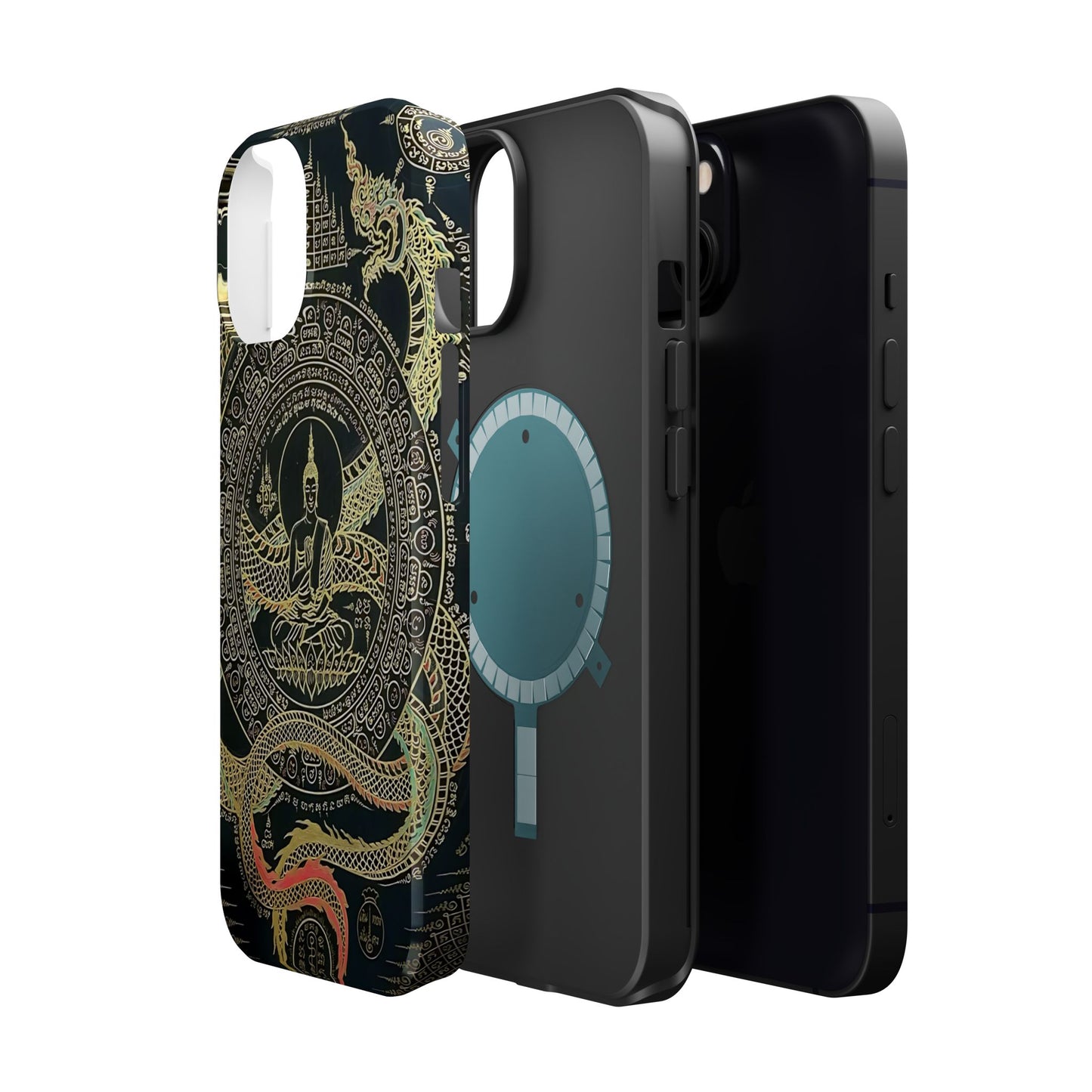 iPhone Case - Sak Yant Design - Magnetic Impact-Resistant