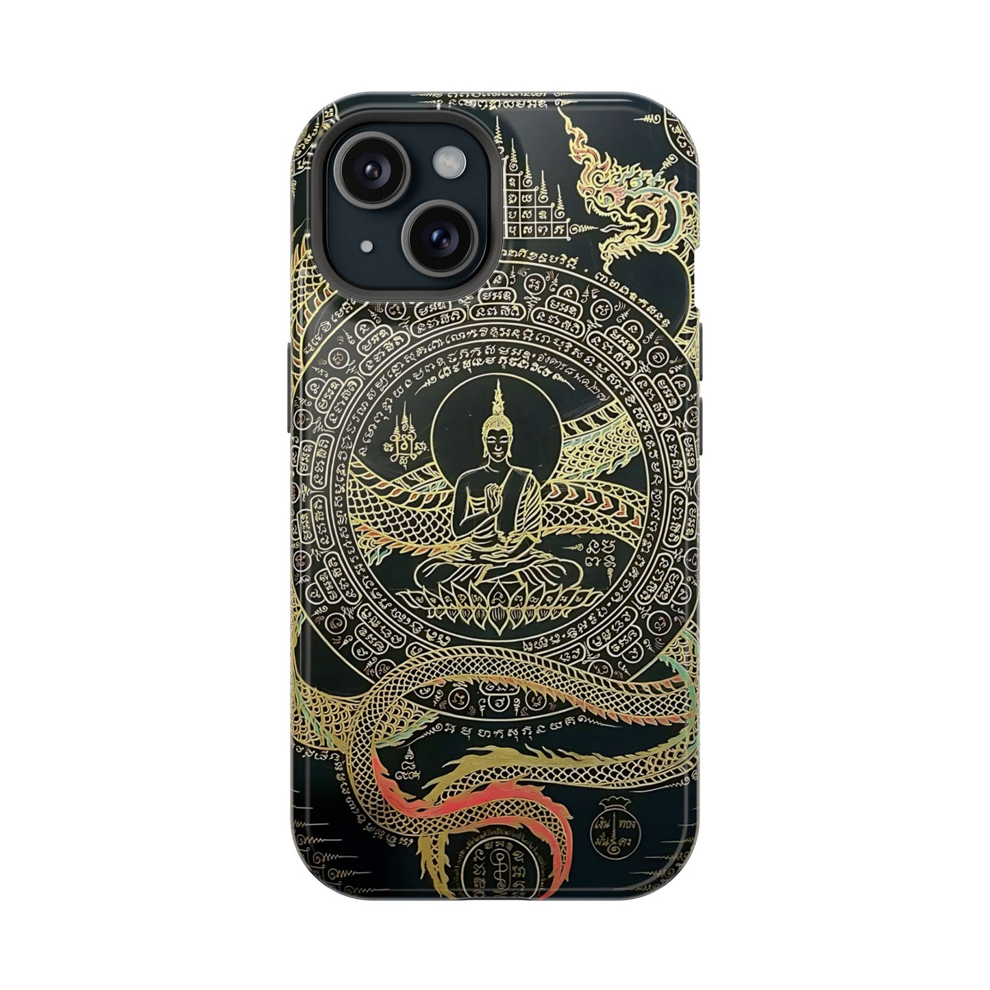 iPhone Case - Sak Yant Design - Magnetic Impact-Resistant