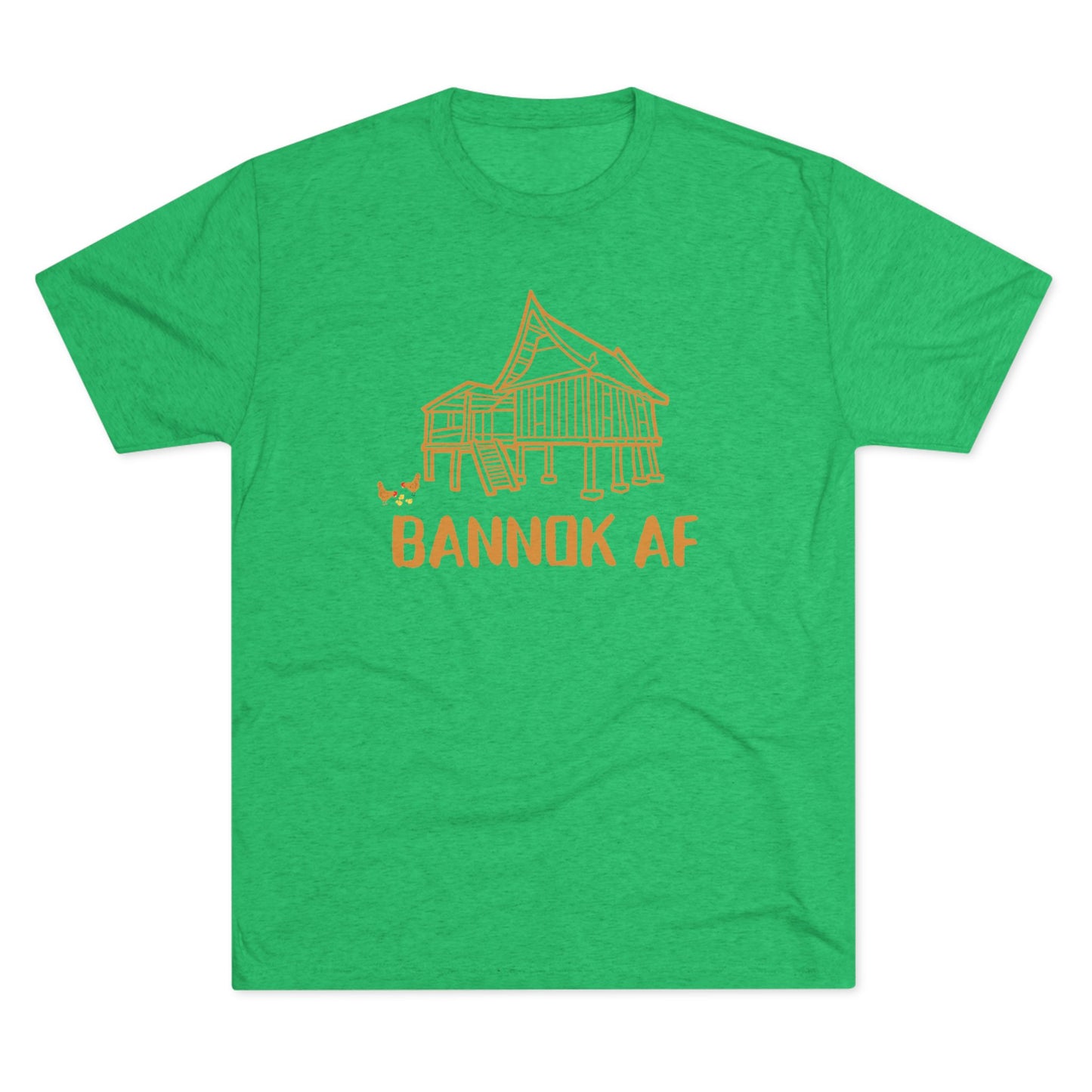 Unisex Tri-Blend Crew Tee "Bannok AF"