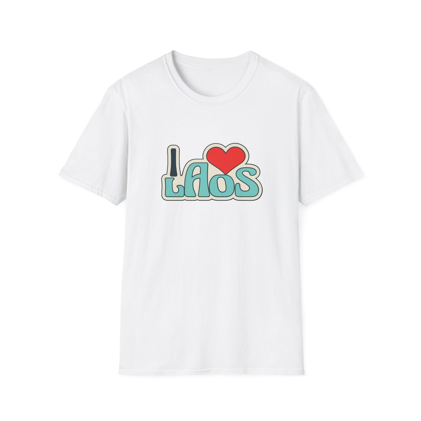 Unisex Softstyle T-Shirt "I Love Laos"