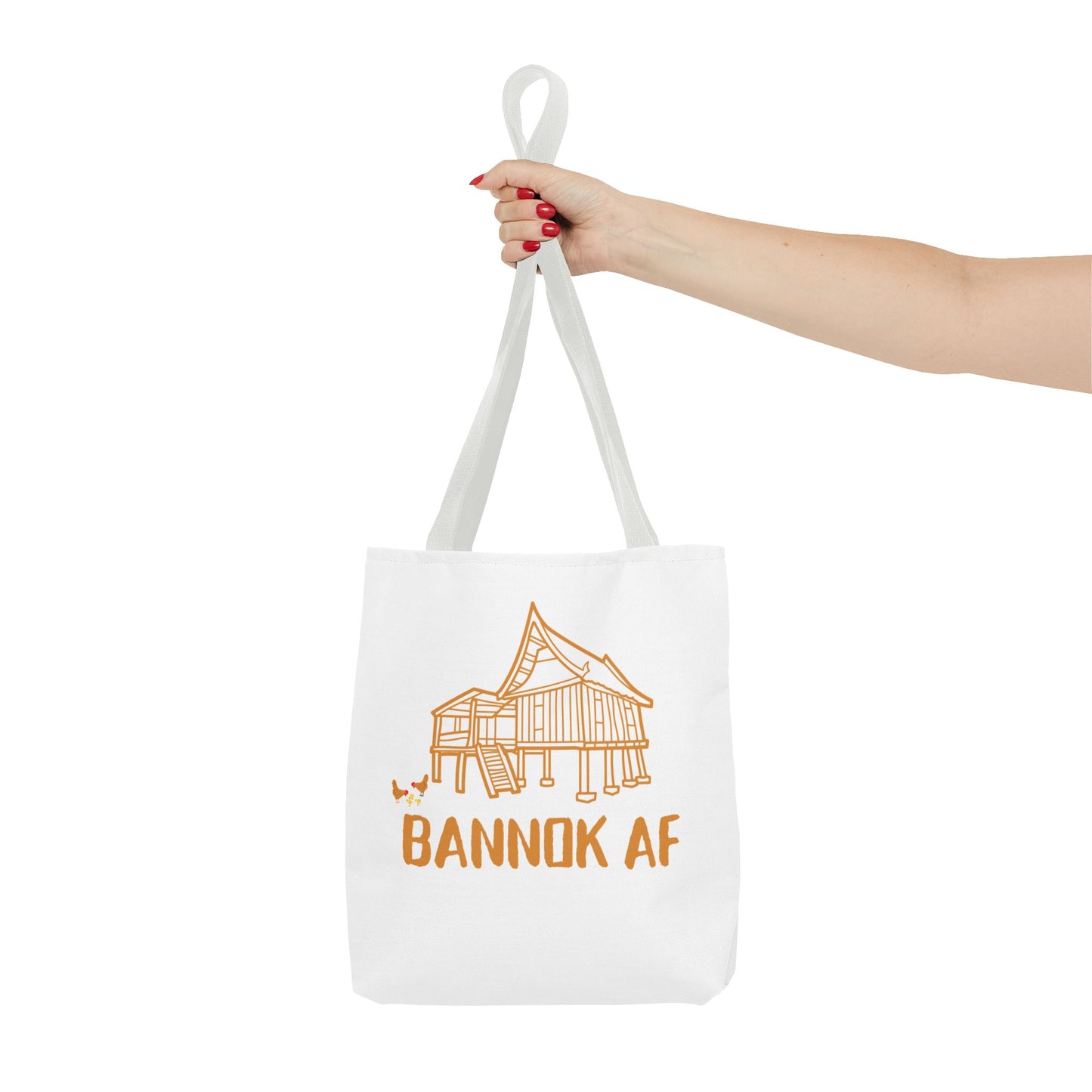 Tote Bag (AOP) "Bannok AF"