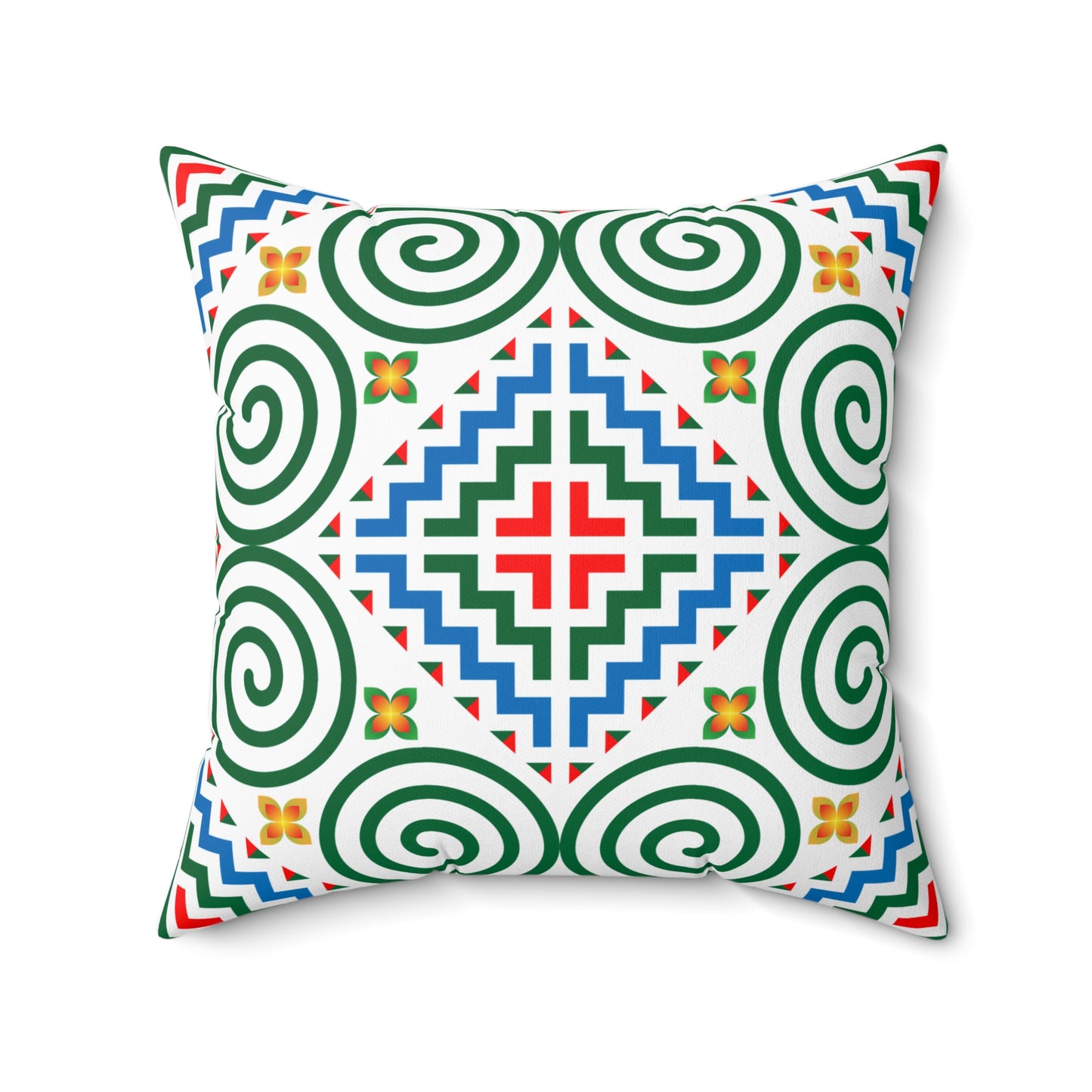 Hmong Design Spun Polyester Square Pillow