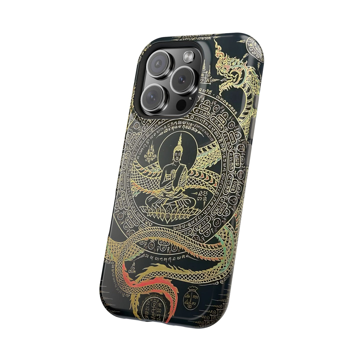 iPhone Case - Sak Yant Design - Magnetic Impact-Resistant