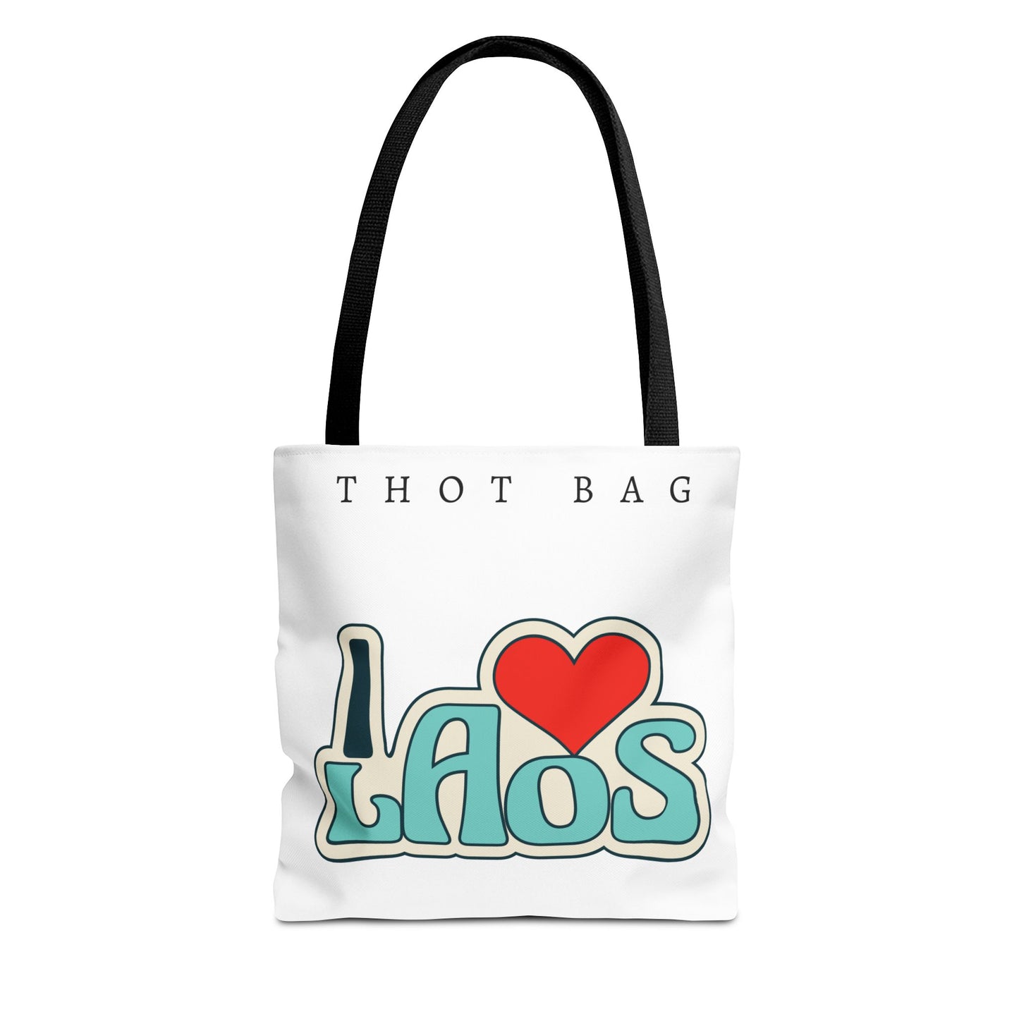 Tote Bag (AOP) "I Love Laos"