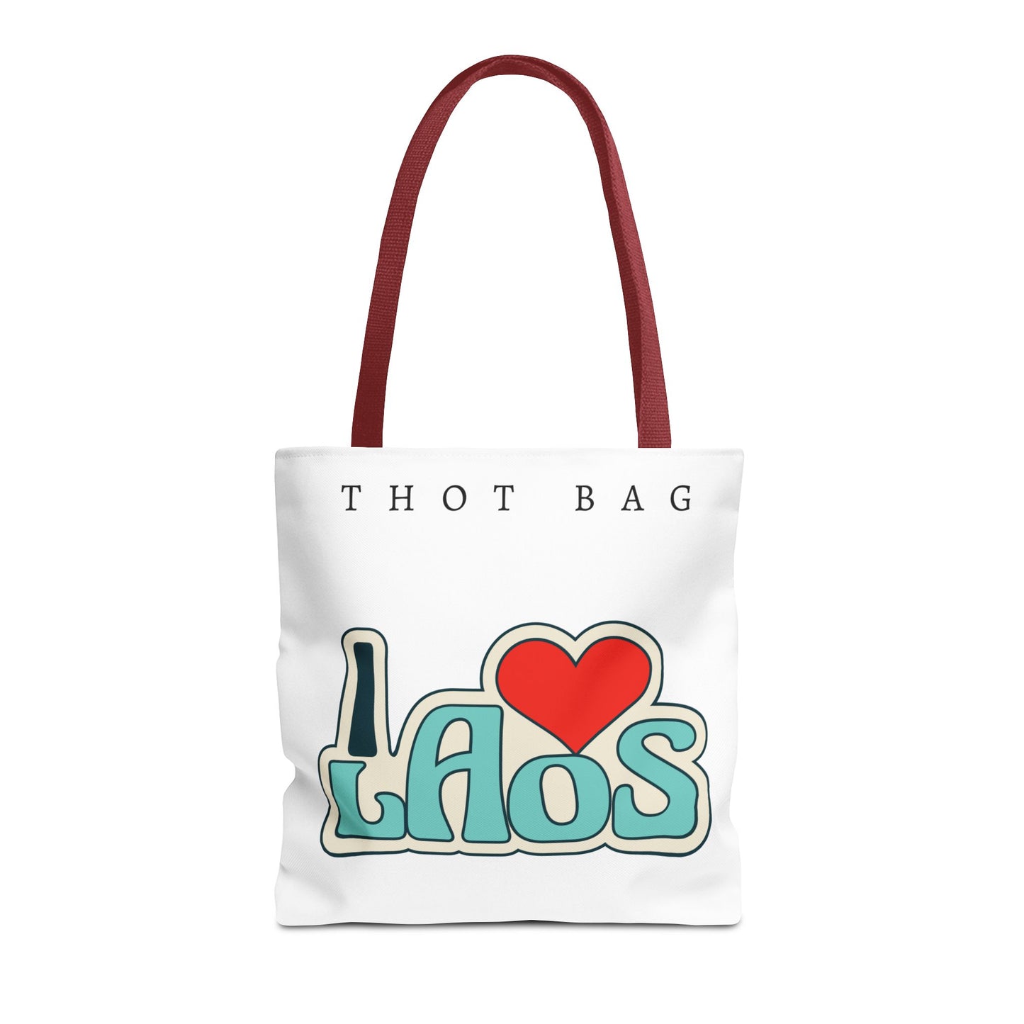 Tote Bag (AOP) "I Love Laos"