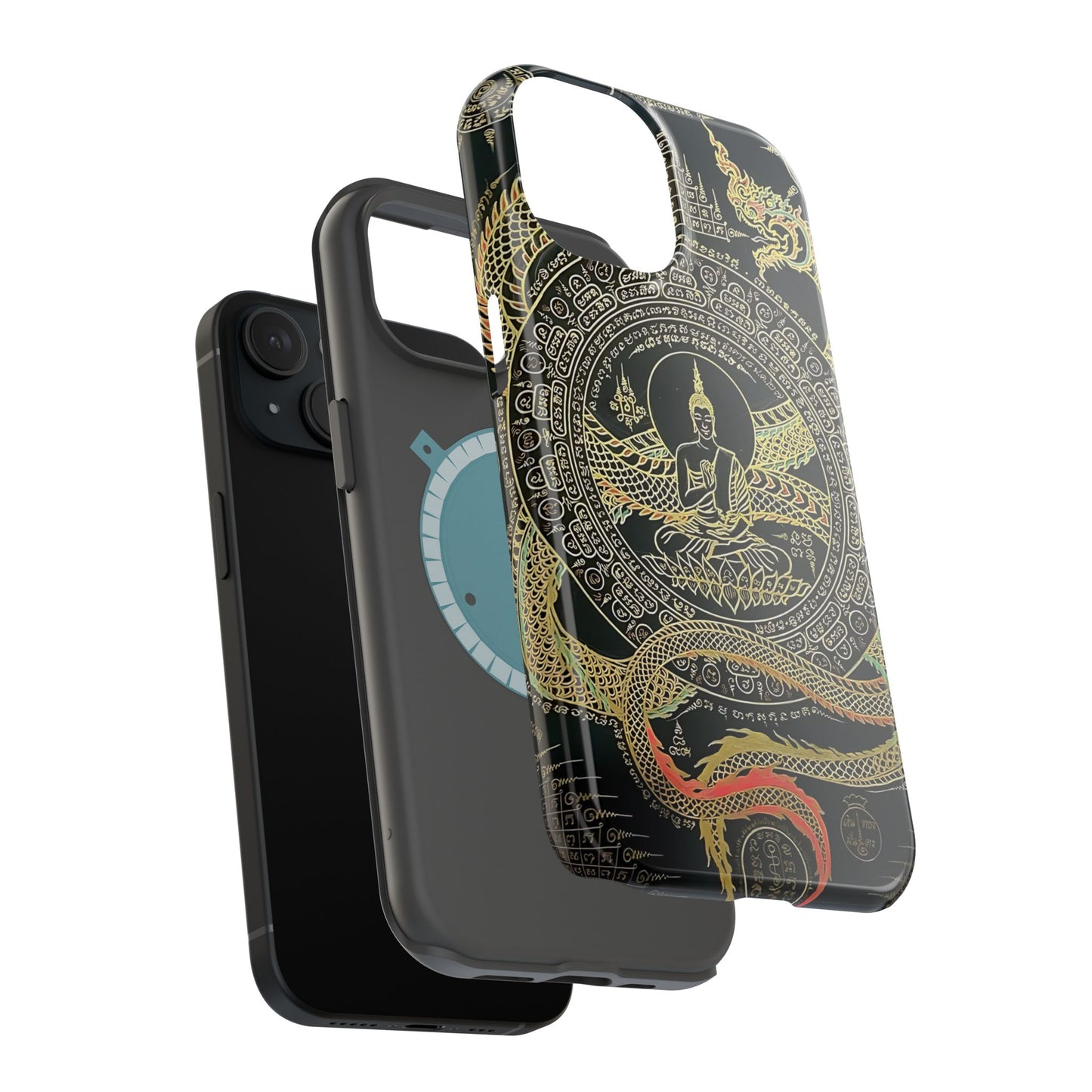 iPhone Case - Sak Yant Design - Magnetic Impact-Resistant