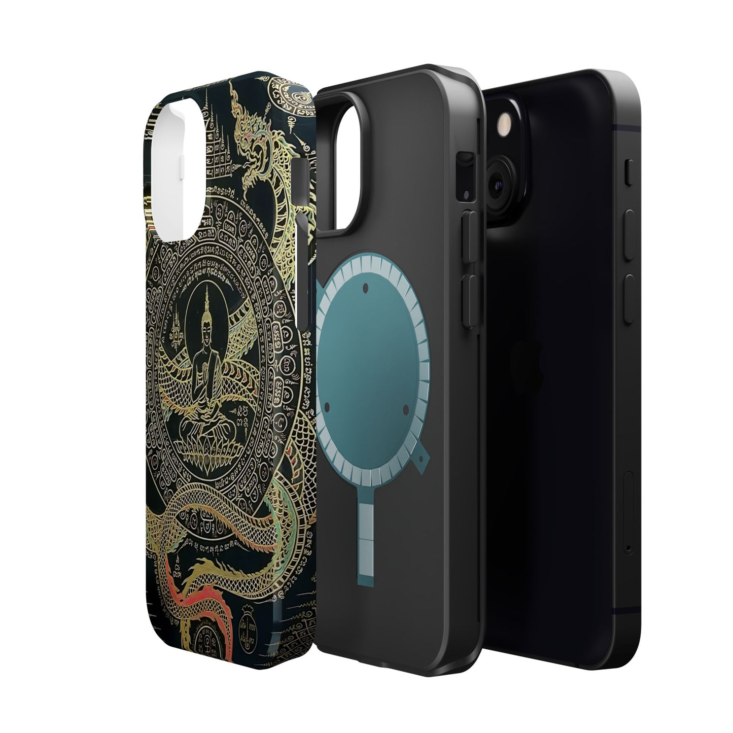 iPhone Case - Sak Yant Design - Magnetic Impact-Resistant