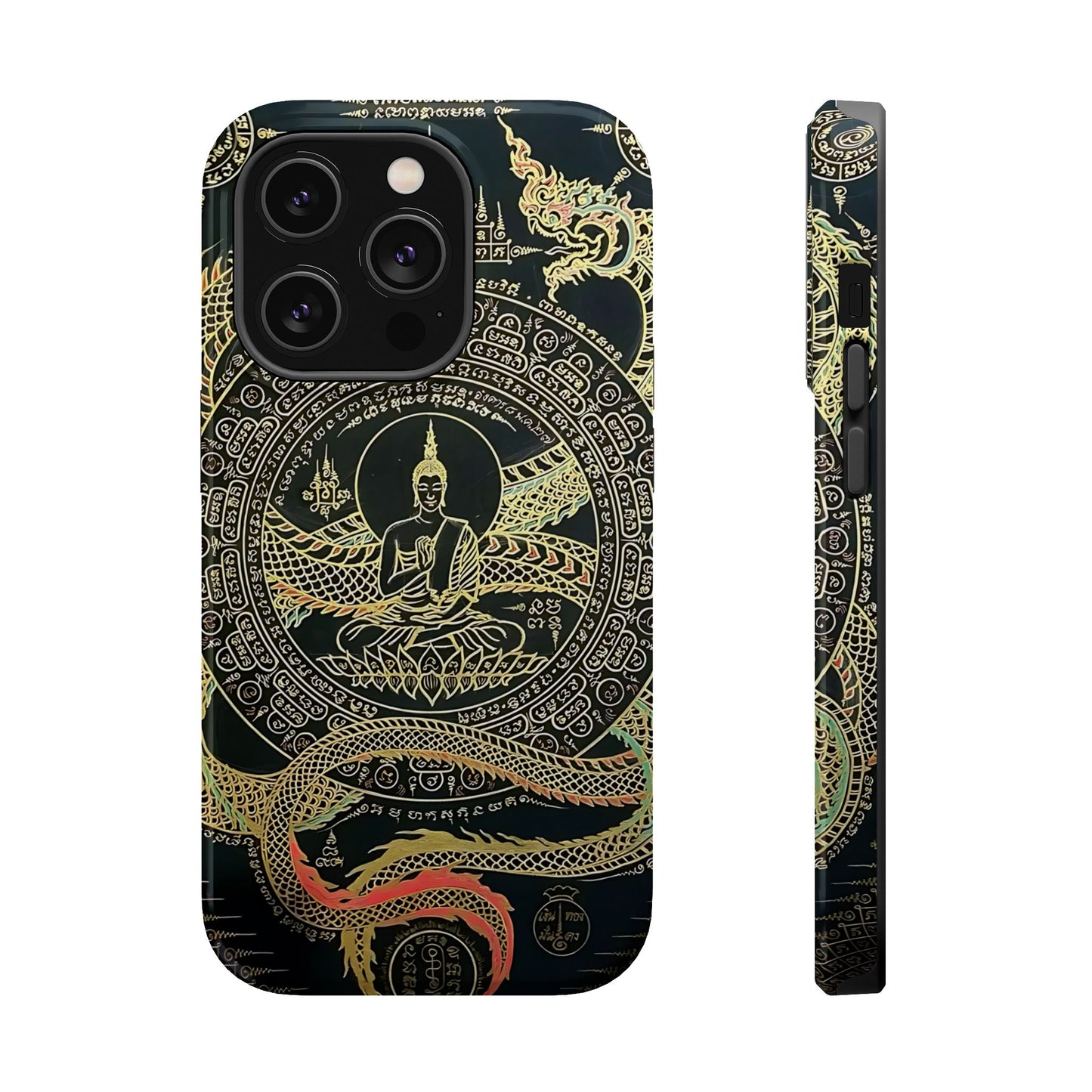 iPhone Case - Sak Yant Design - Magnetic Impact-Resistant