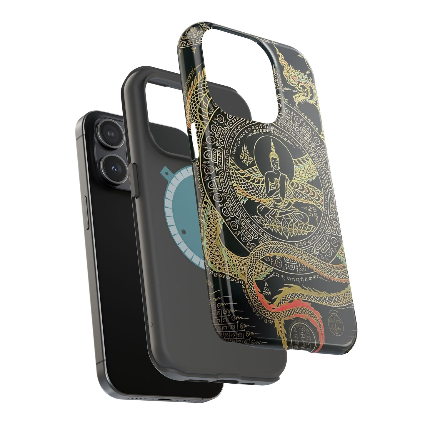 iPhone Case - Sak Yant Design - Magnetic Impact-Resistant