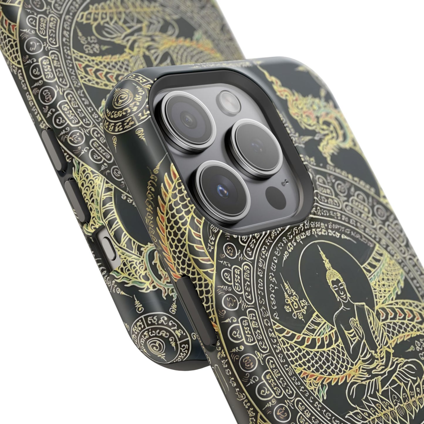 iPhone Case - Sak Yant Design - Magnetic Impact-Resistant