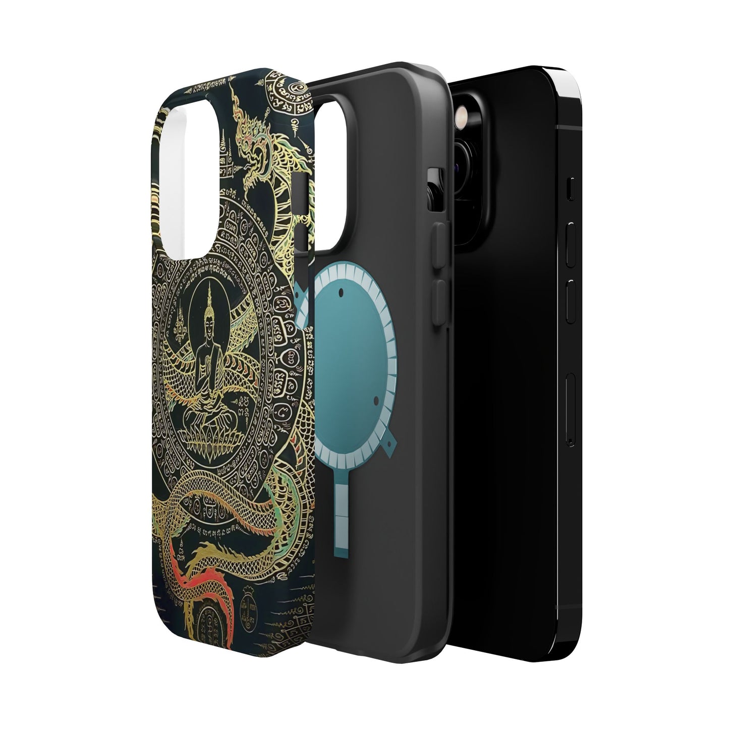 iPhone Case - Sak Yant Design - Magnetic Impact-Resistant